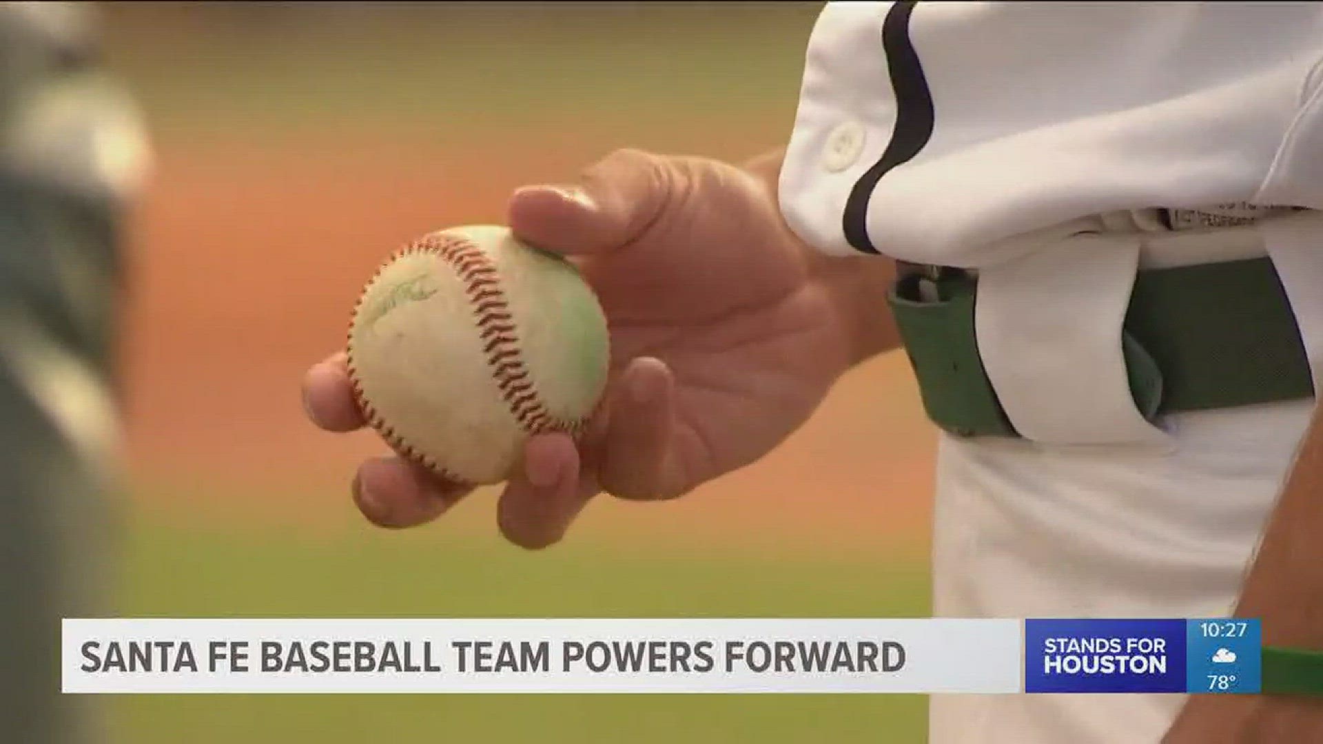 The Santa Fe High School baseball team decided to play in Saturday's scheduled game for the families and community of Santa Fe.