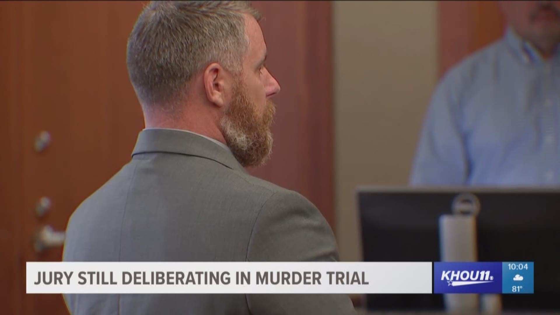 Jurors are still deliberating the fate of Terry Thompson, the man accused of killing 24-year-old John Hernandez outside a Sheldon-area Denny's restaurant last May.