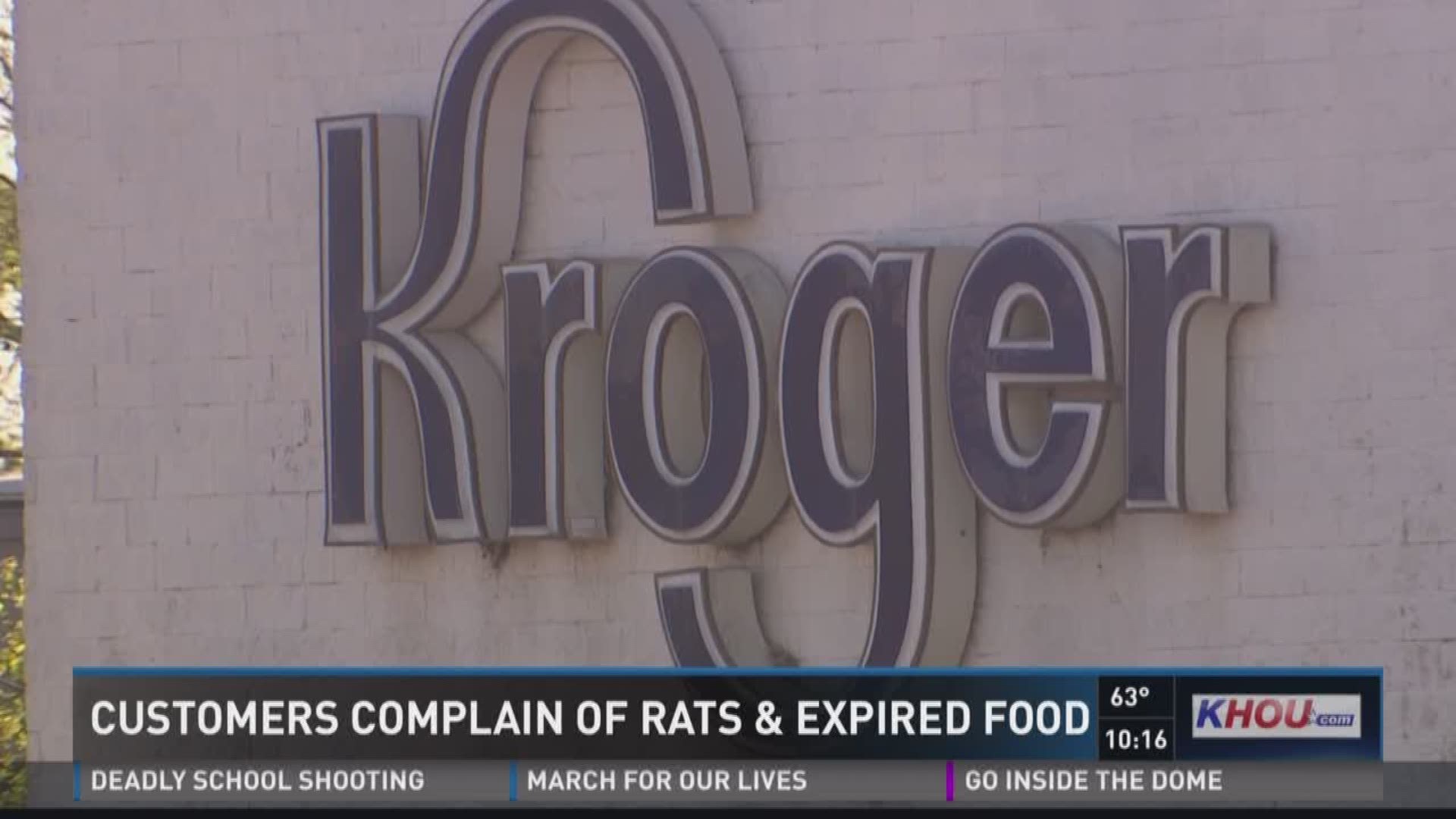 Customers who shop at the east-end Kroger says they are being sold expired items and they have seen pest throughout the store. 