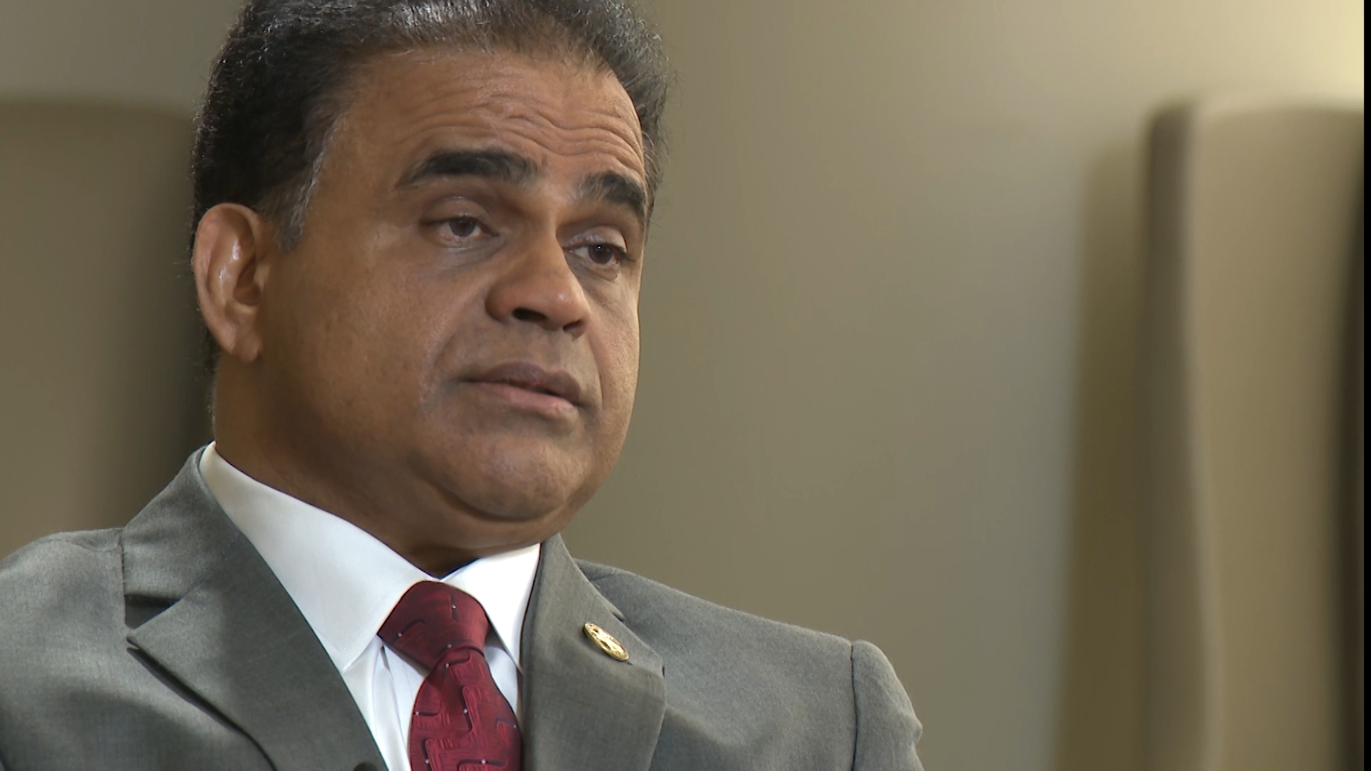 George explains what motivated his switch from Democrat to Republican. He sat for an interview with KHOU 11's Len Cannon.