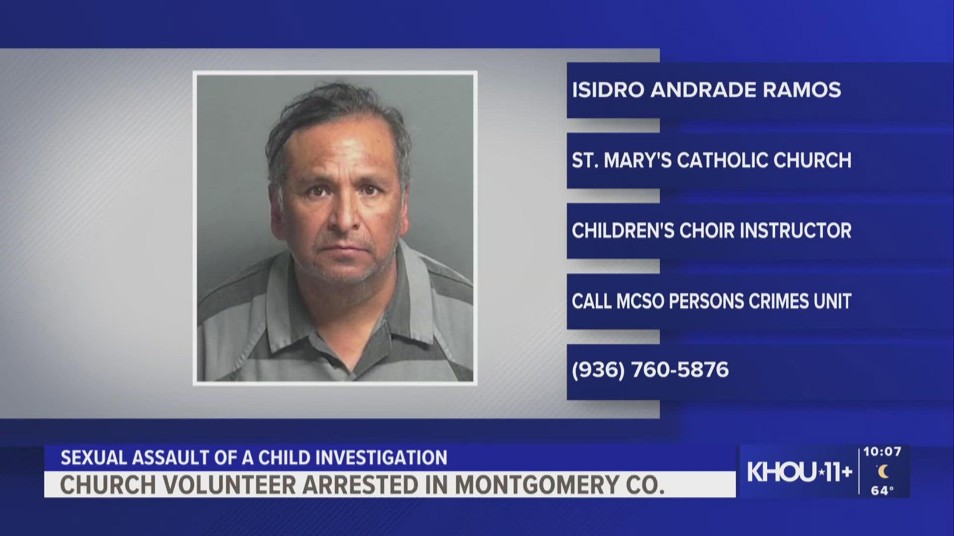Montgomery County man arrested in child sexual assault | khou.com