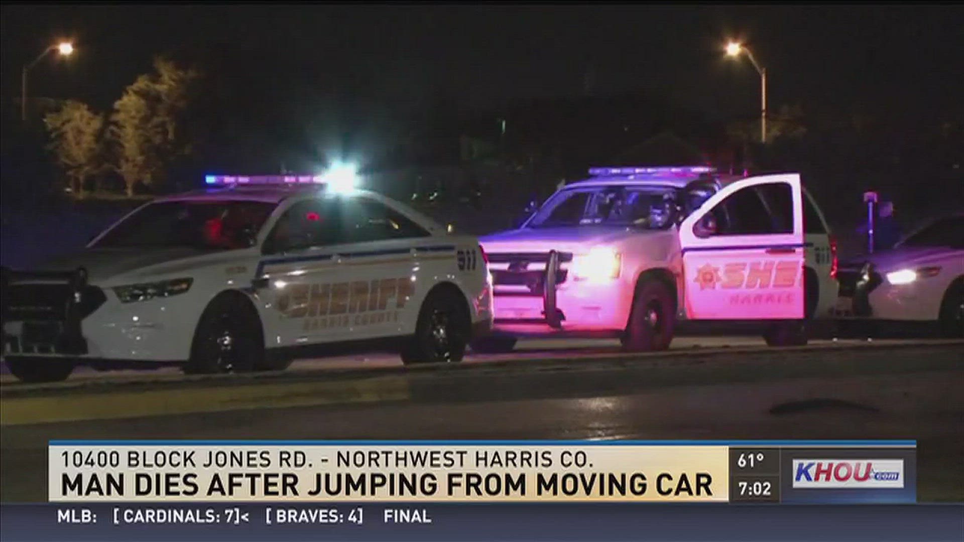 Man struck by three cars, killed in NW Harris County | khou.com