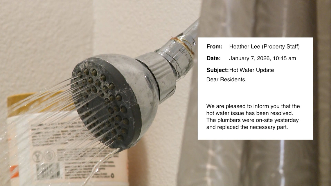 Houston apartment complex residents say they're in 'survival mode' after weeks without reliable hot water