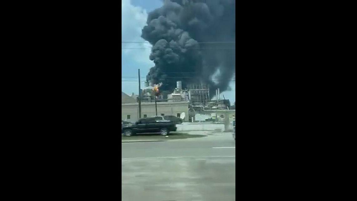 Shell Mds Explosion Shell Chemical Plant Fire | khou.com