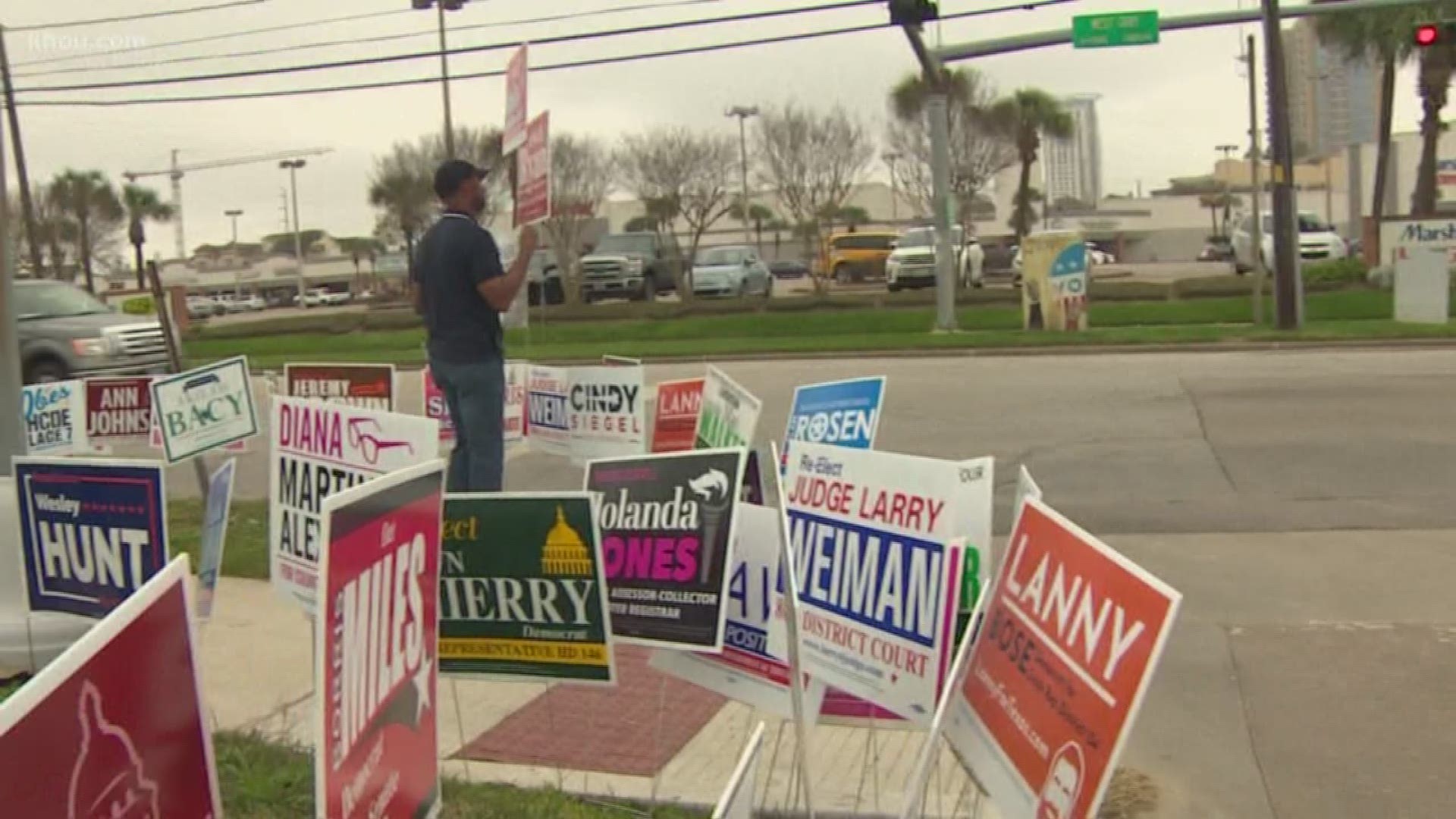 Early voting is underway for the March primary, and those voting in Harris County can do so at any county voting centers.