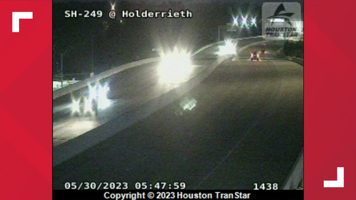 Highway 249 reopens after golf cart crash Houston traffic