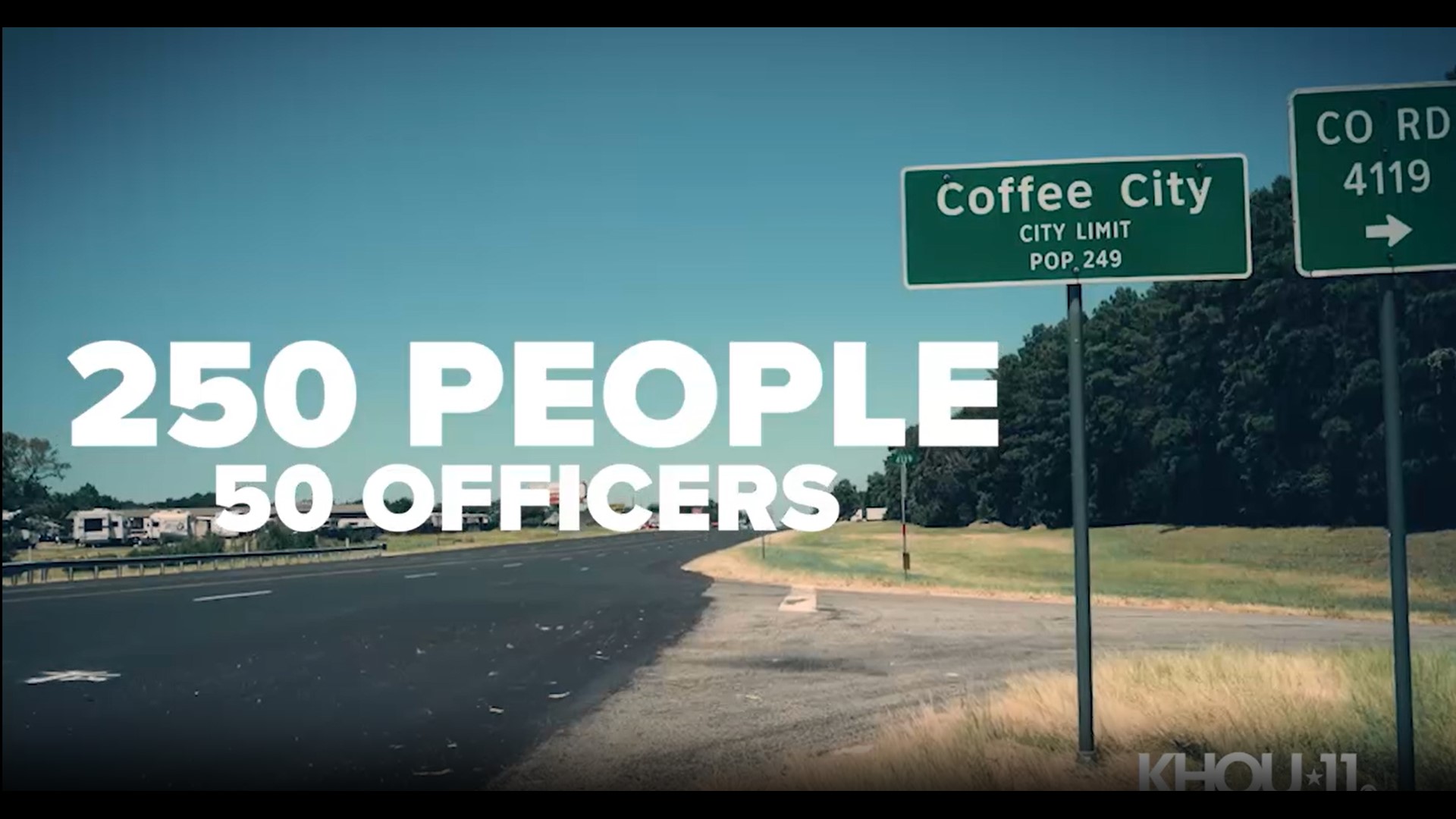 KHOU 11 Investigates discovered more than half of the cops in the Coffee City Police Department had been suspended, demoted or fired from their previous jobs.