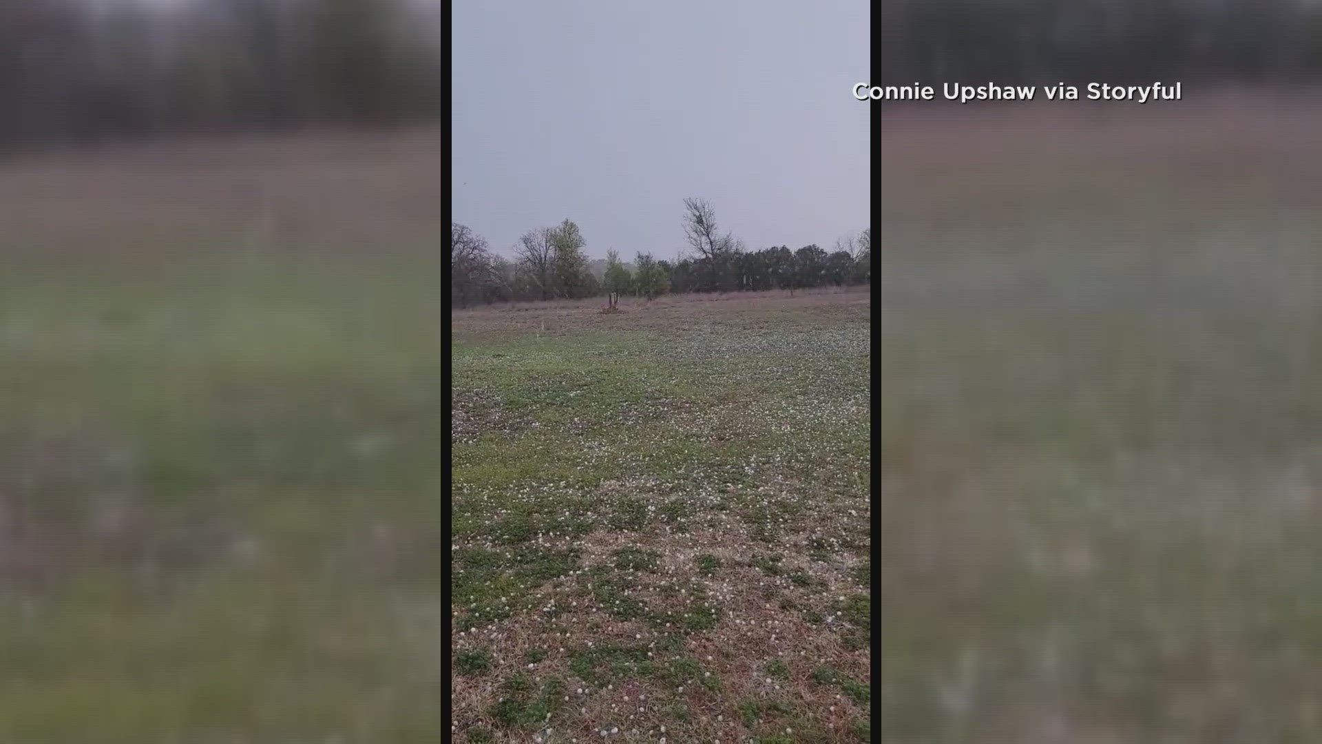 Thunderstorms were dropping large and potentially damaging hail across North Texas on Thursday afternoon, March 16, the National Weather Service (NWS) warned.