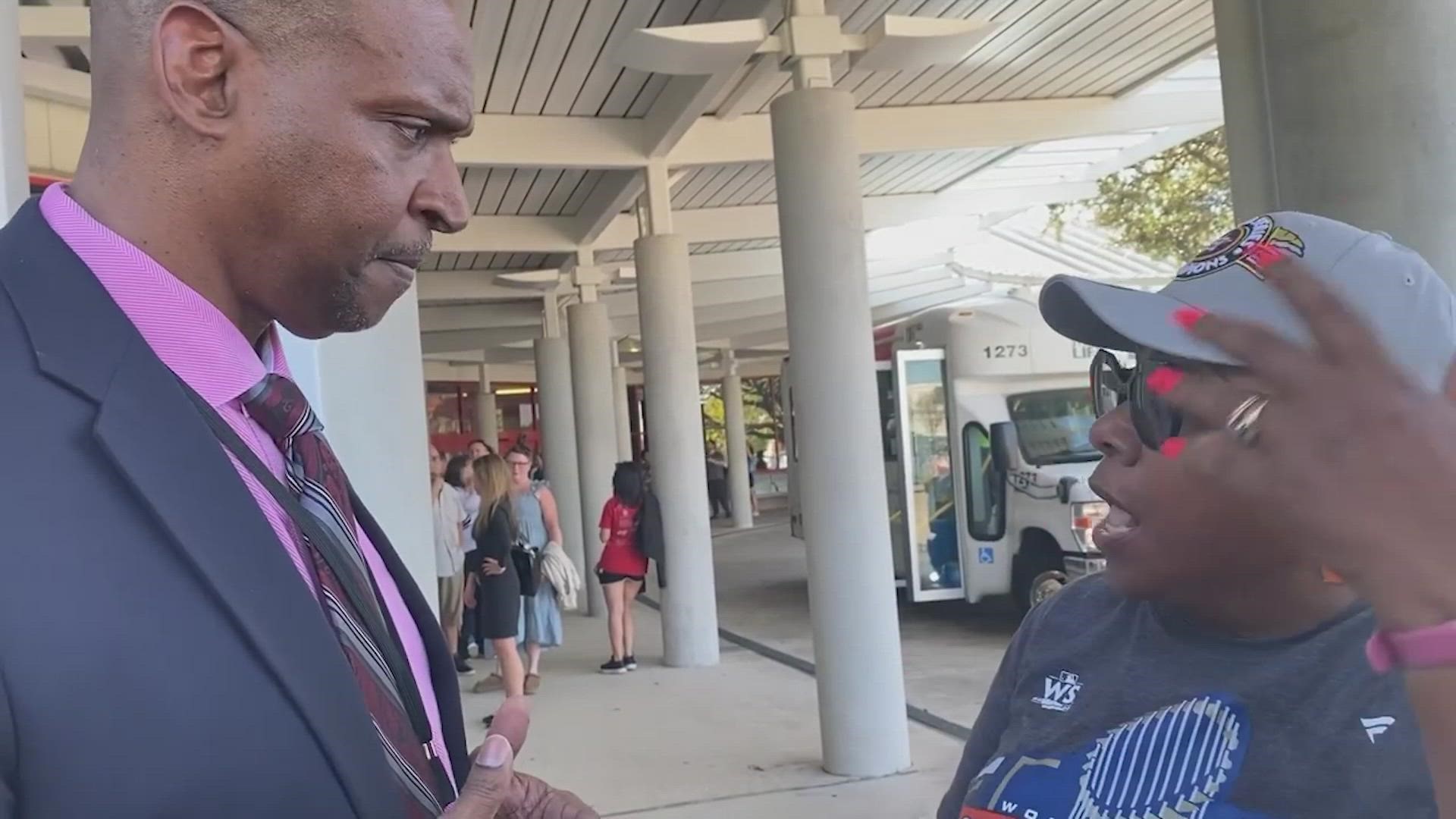 Harris County Election Administrator Clifford Tatum said election workers are at every location in the county after being confronted over delays county-wide.