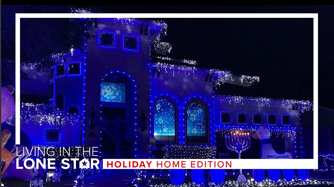 Houston's famous Hanukkah house shines bright for the holidays