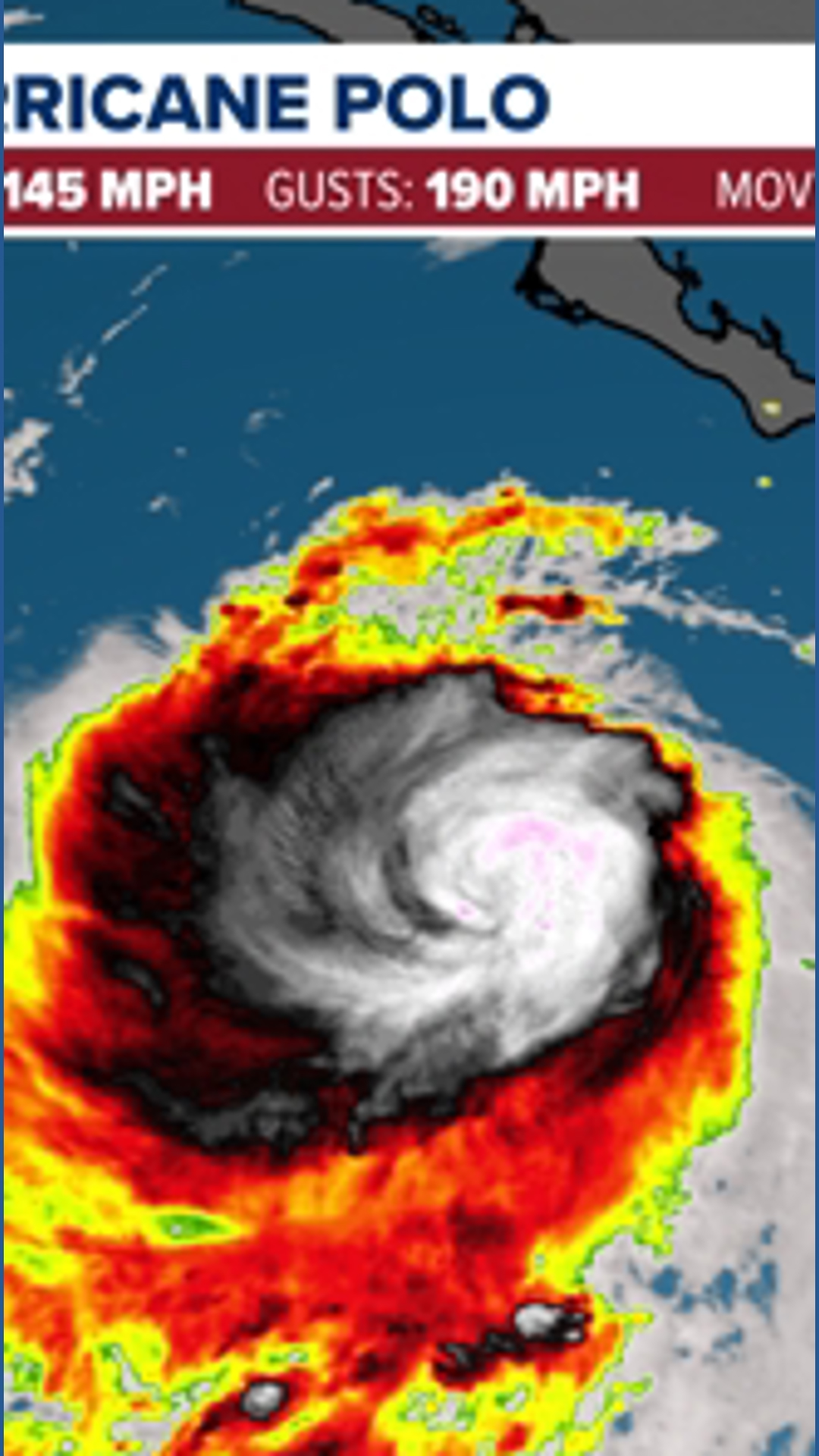 Khou Weather Hurricane Polo has 125 mph winds. Here's what it means for Houston ...