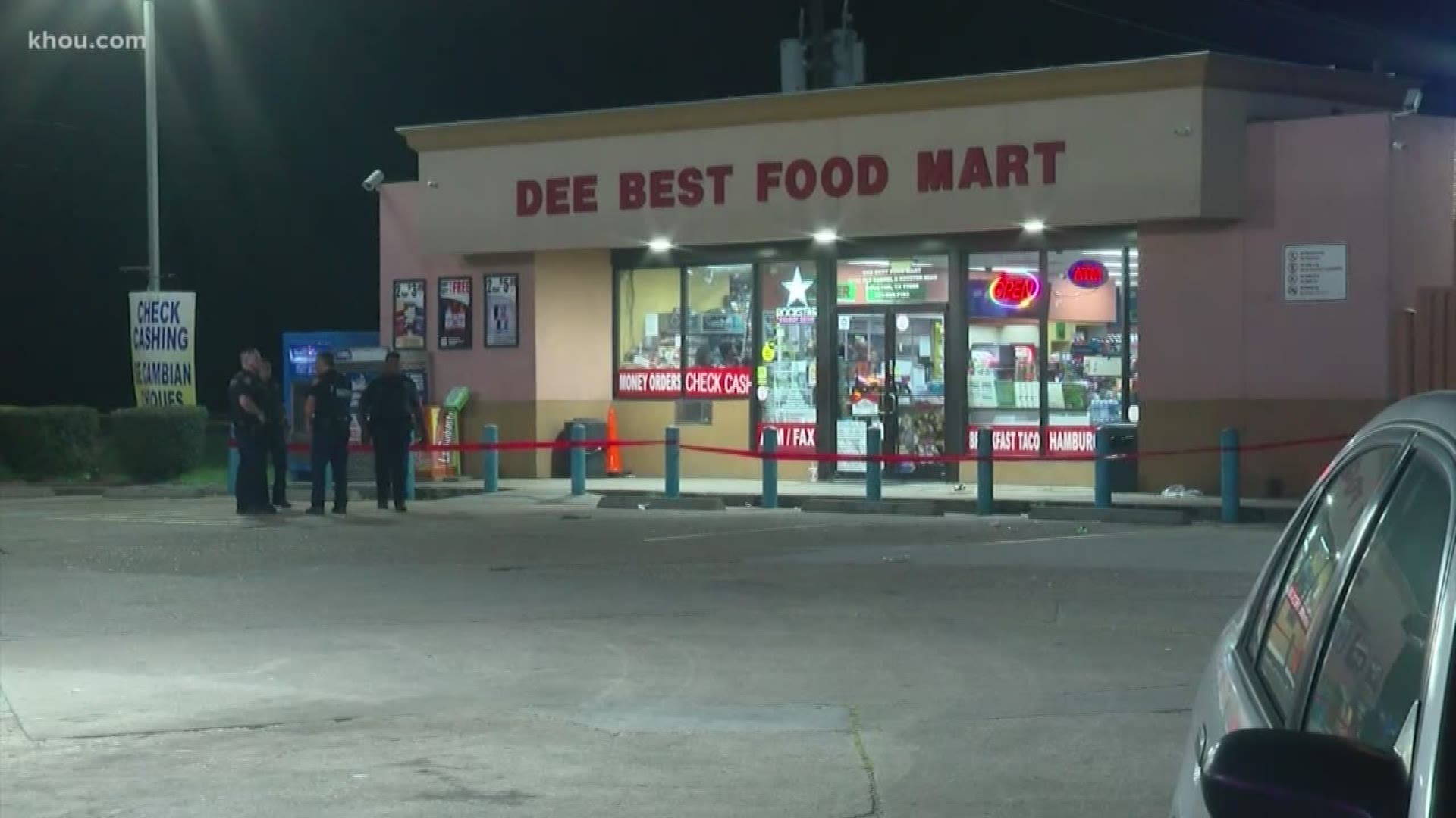 A man is in critical condition after he was brutally beaten outside a Valero gas station in northwest Houston.