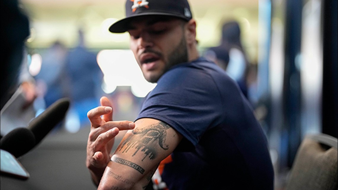 Astros Lance McCullers tattoos show his love for Houston  khoucom