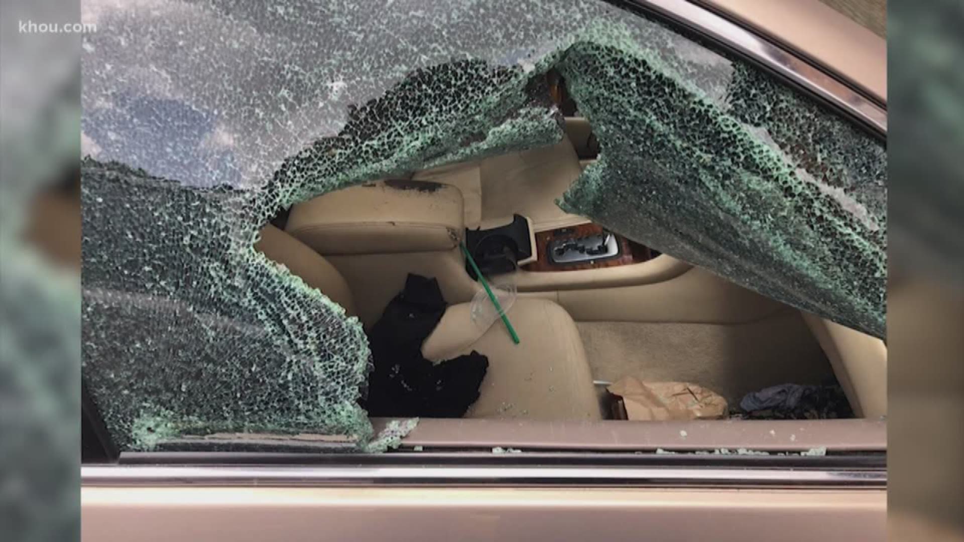 A reminder: pets are just as vulnerable as children. Harris County Pct. 1 tweeted pictures of the window an animal cruelty investigator broke to rescue a puppy. The dog had been side a car on W. 34th Street for about an hour.