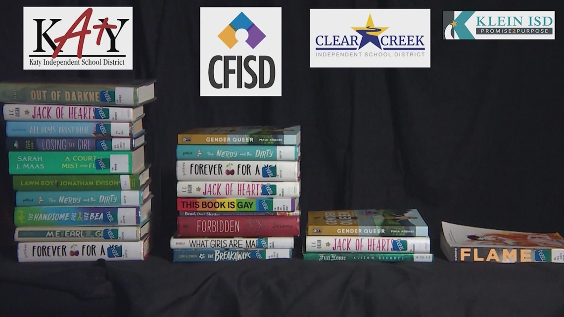 Which books have been banned in Greater Houston school districts?