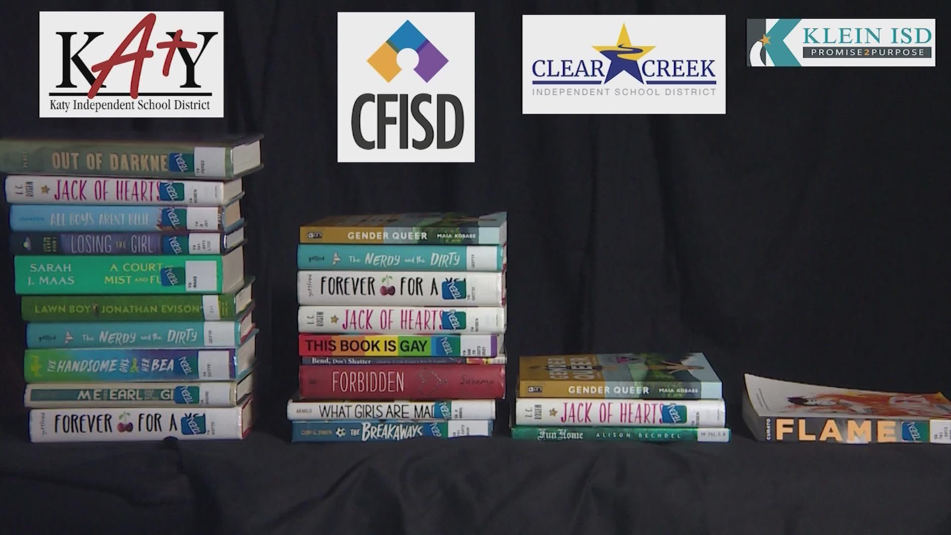 A KHOU 11 News Investigation revealed that several Houston-are school districts have banned and restricted access to several books.