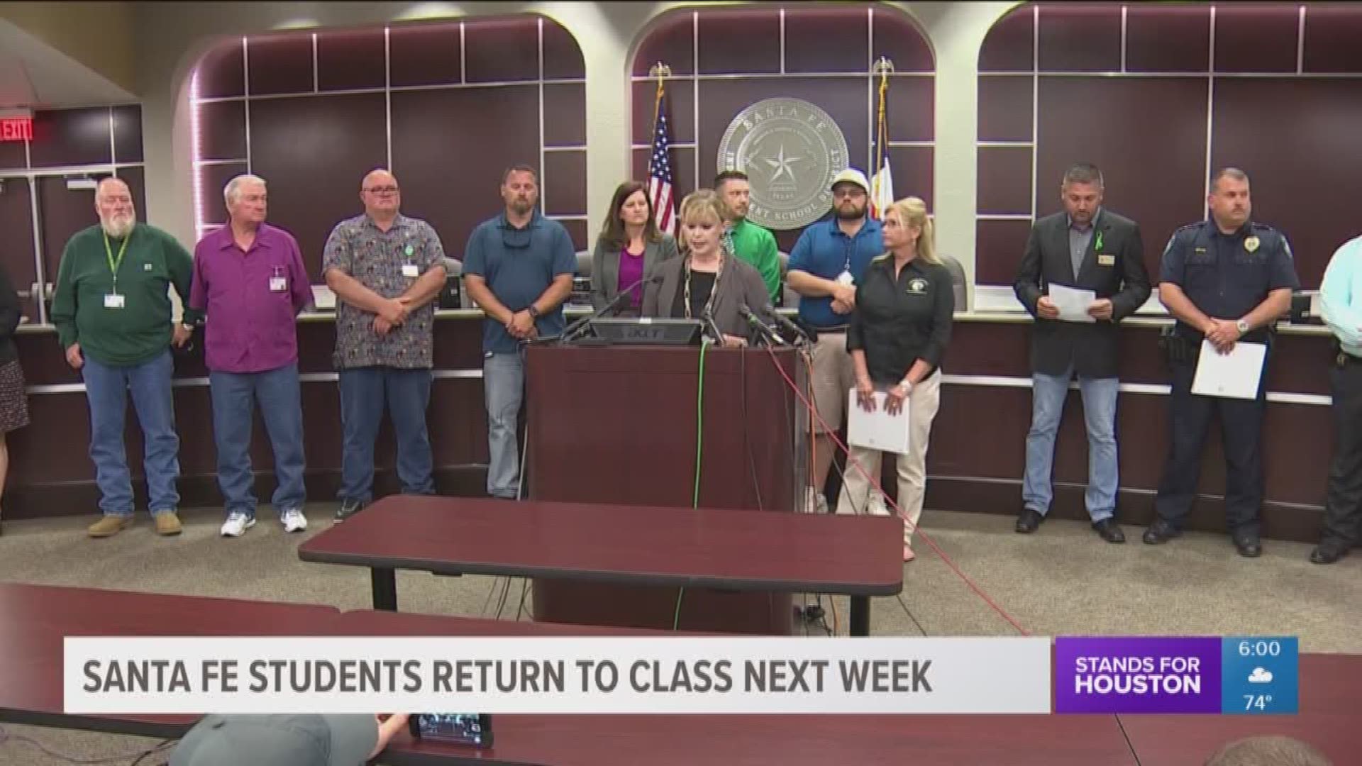 Teachers and support staff were to return on Wednesday, May 23, and students were to return to class on Tuesday, May 29, district officials said.
