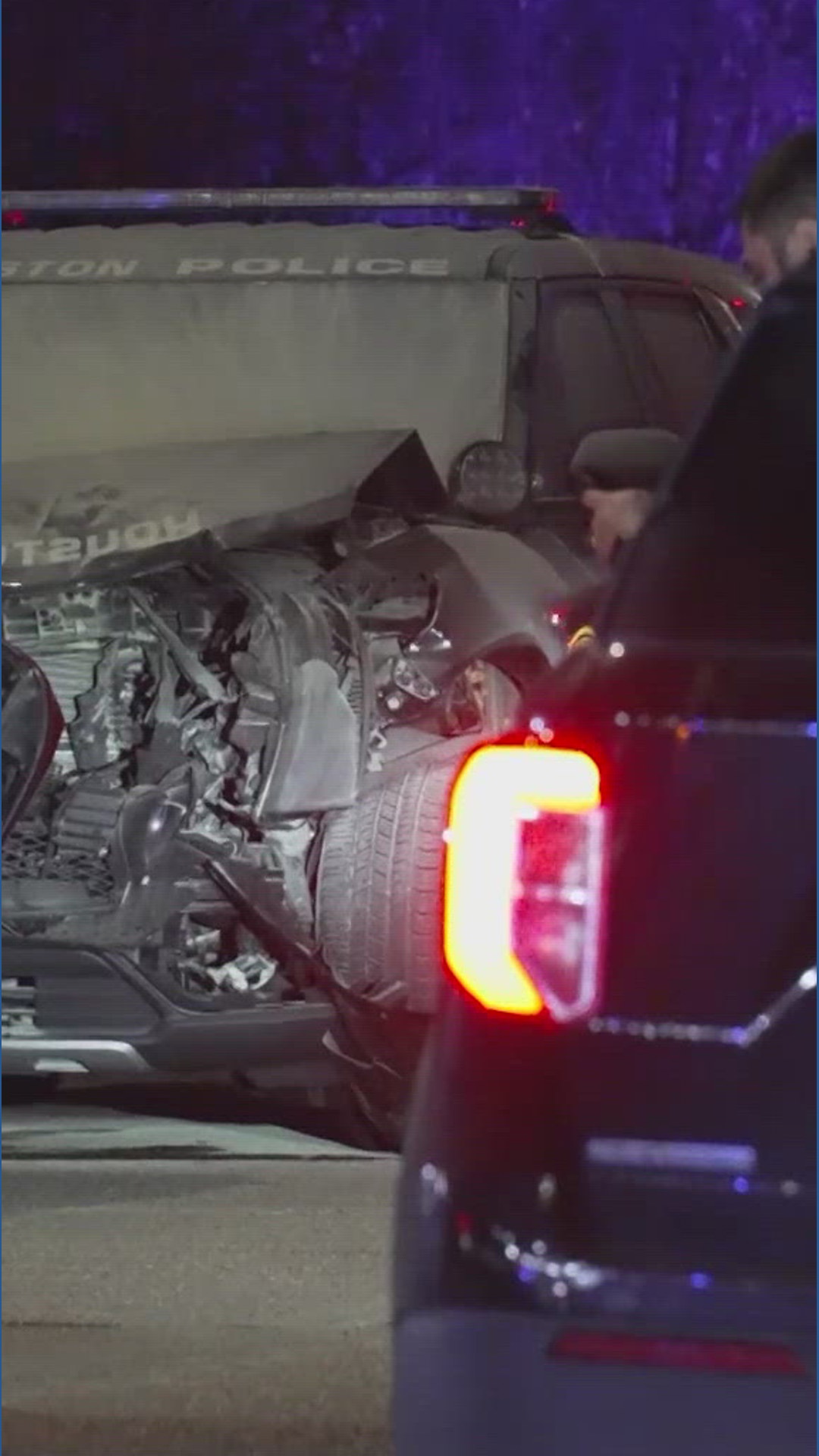 Major crash involving HPD patrol vehicles ends police chase in north ...