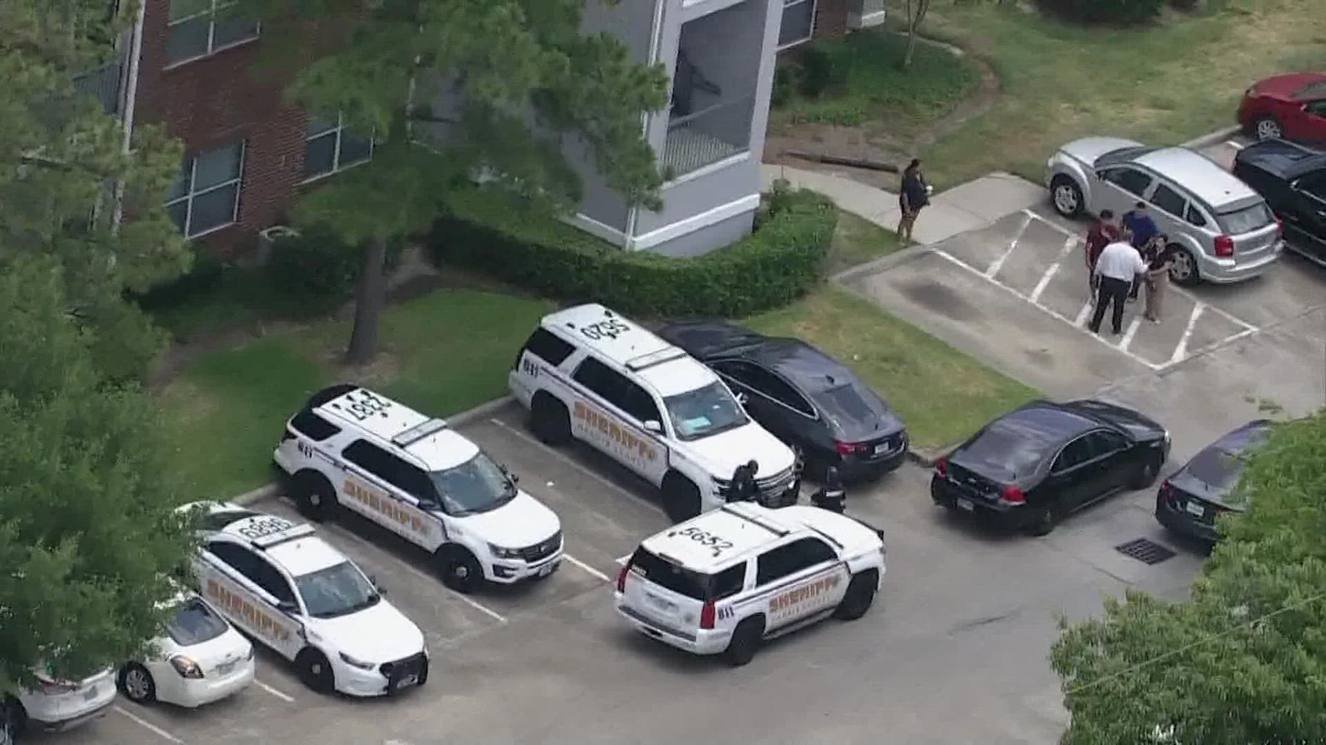 A woman was found dead Monday inside her apartment complex in northwest Harris County. Her cause of death is unknown.