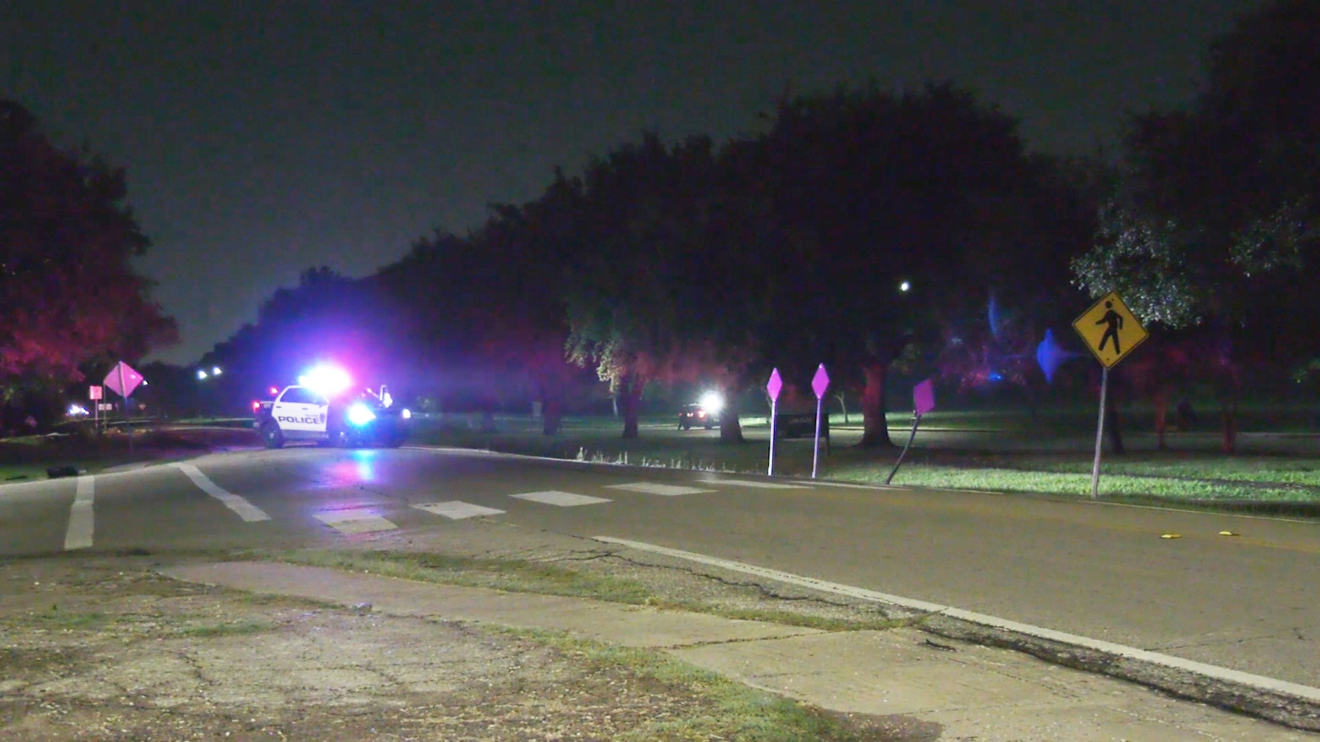 Gunfire was reported outside a SE Houston police station shortly before 1 a.m. Sunday, the police department said.