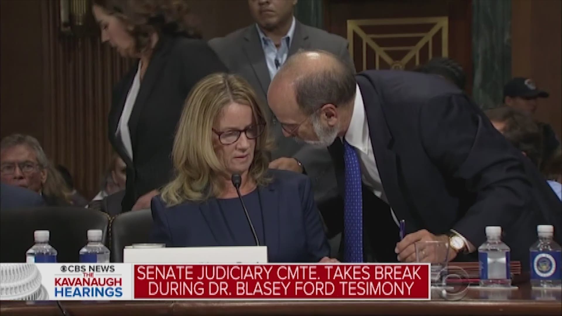 It's a quick moment caught on camera during the Brett Kavanaugh hearings that has a lot of people talking. Texas 18th District Representative Sheila Jackson Lee walked up to Dr. Christine Blasey Ford's lawyer and handed him something which he quickly put
