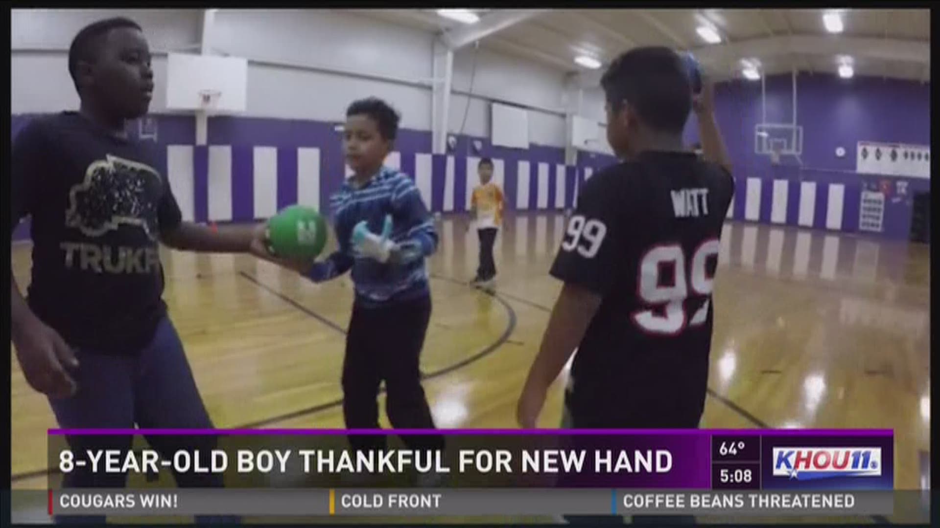 A Houston area third grader has a new hand thanks to a 3-D printer.