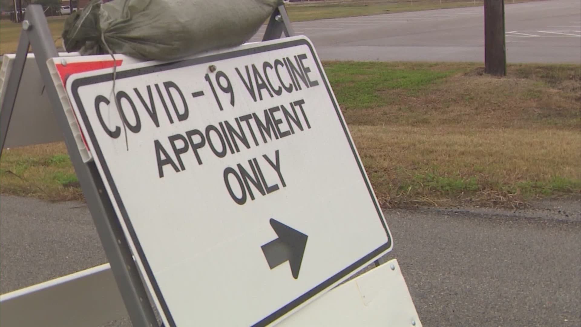 Drive-though vaccinations are planned Sunday and Monday at Smart Financial Centre in Sugar Land.