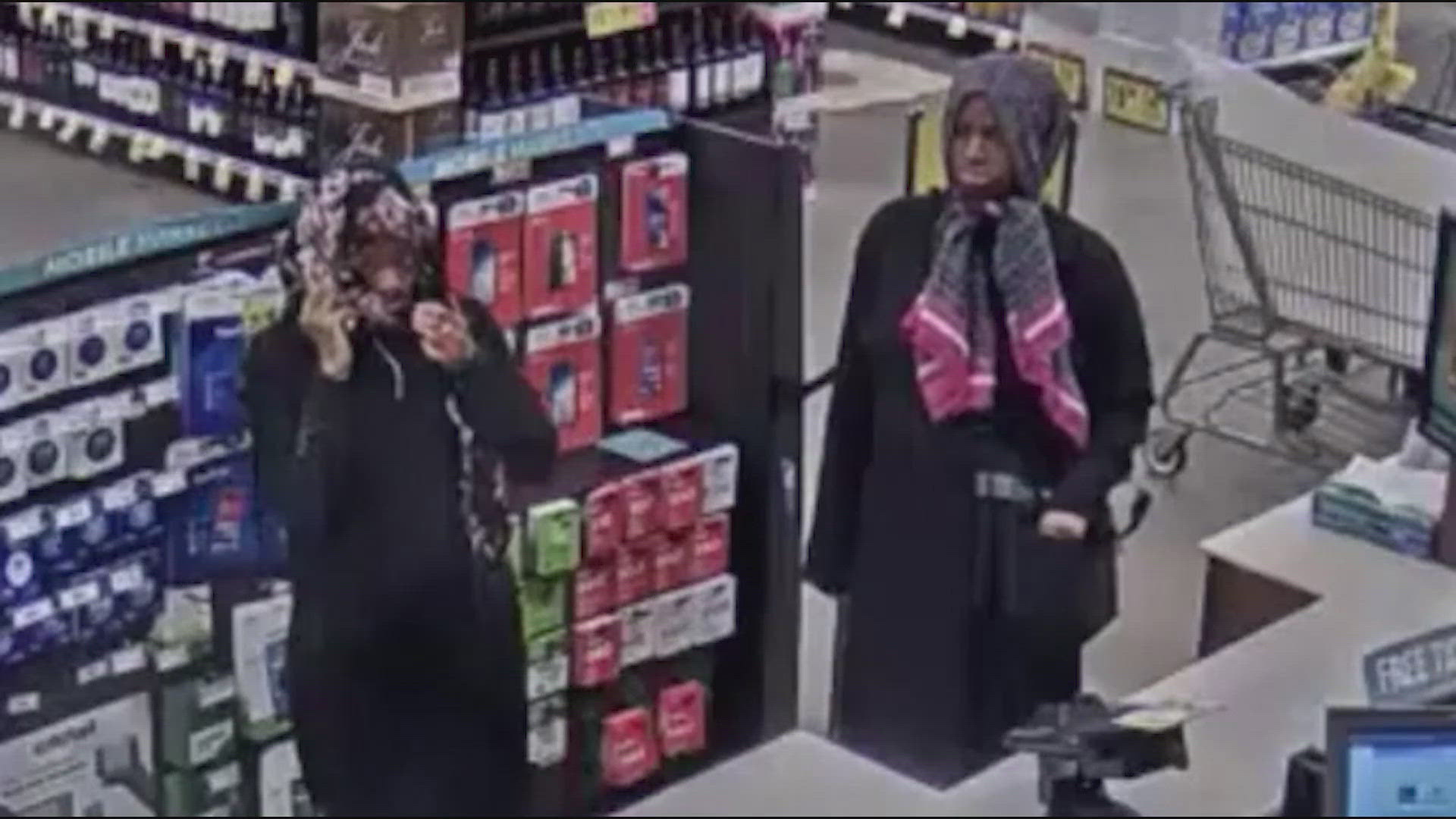 Houston police say the same women are targeting Kroger grocery stores in Houston.