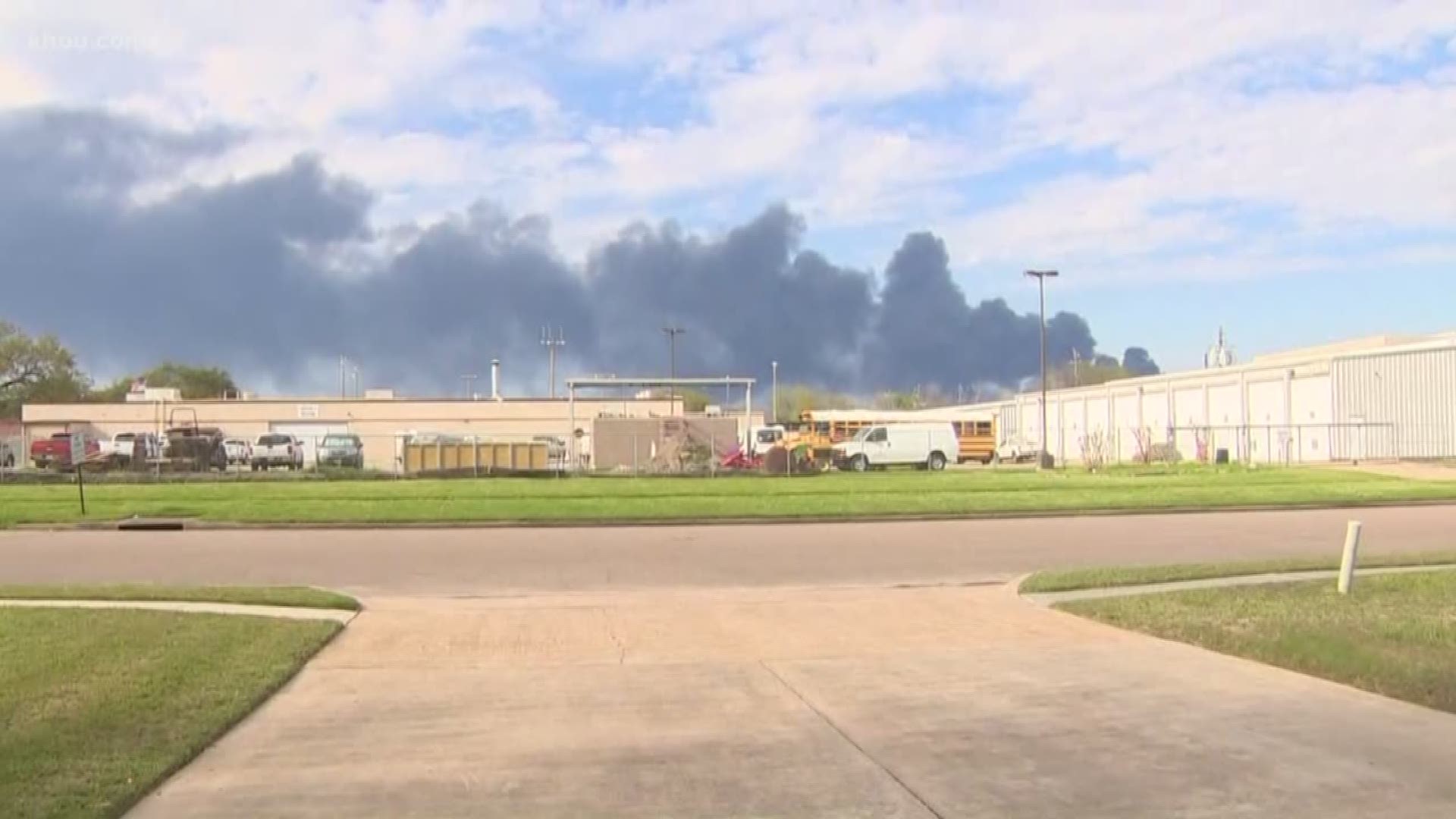 A local pastor in Deer Park is opening the doors of his church to hold an ongoing vigil to pray for those fighting the ITC fire and for those who may be affected by the smoke it's releasing.