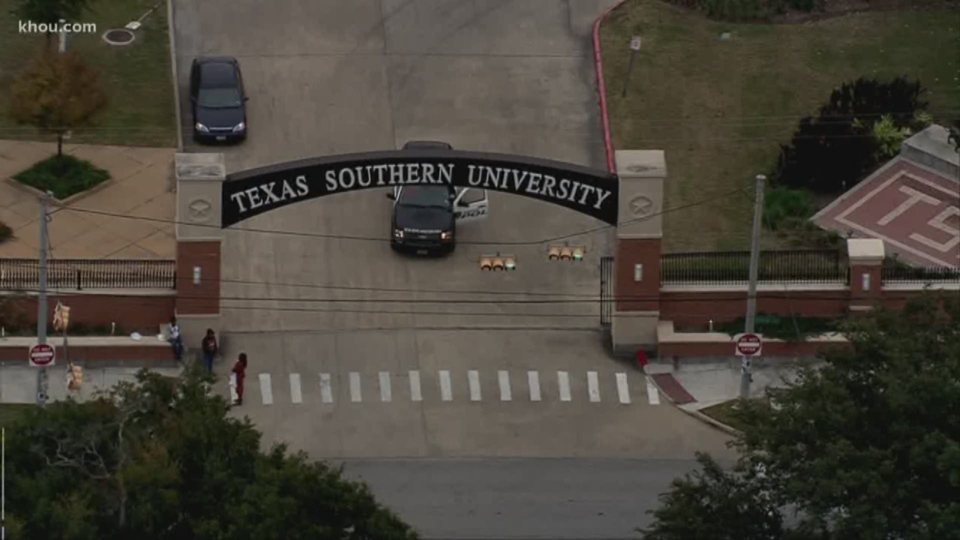 All students, faculty, and staff at Texas Southern University are being told to evacuate campus, including all dorms, due to a bomb threat, Houston Police say.