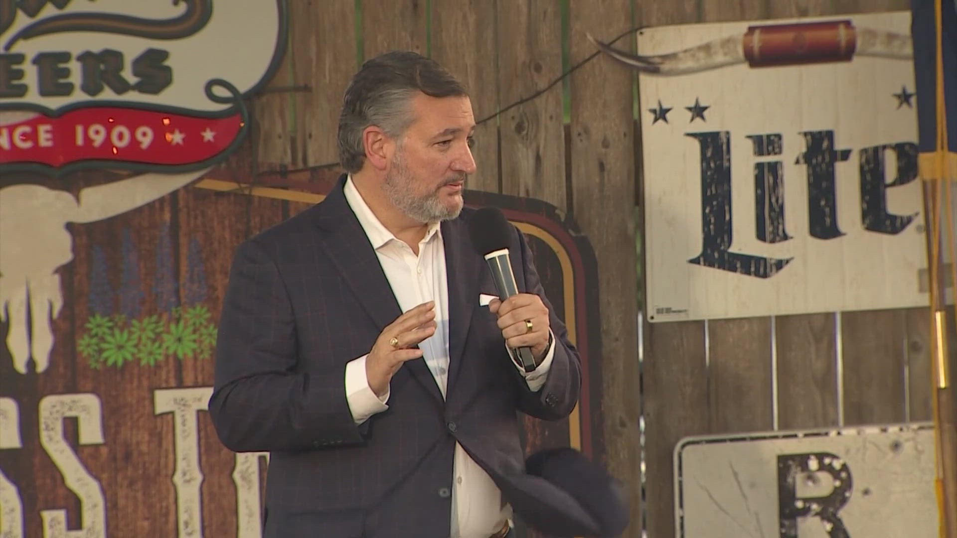 Cruz addresses supporters in Cypress, while Allred visits Dallas as