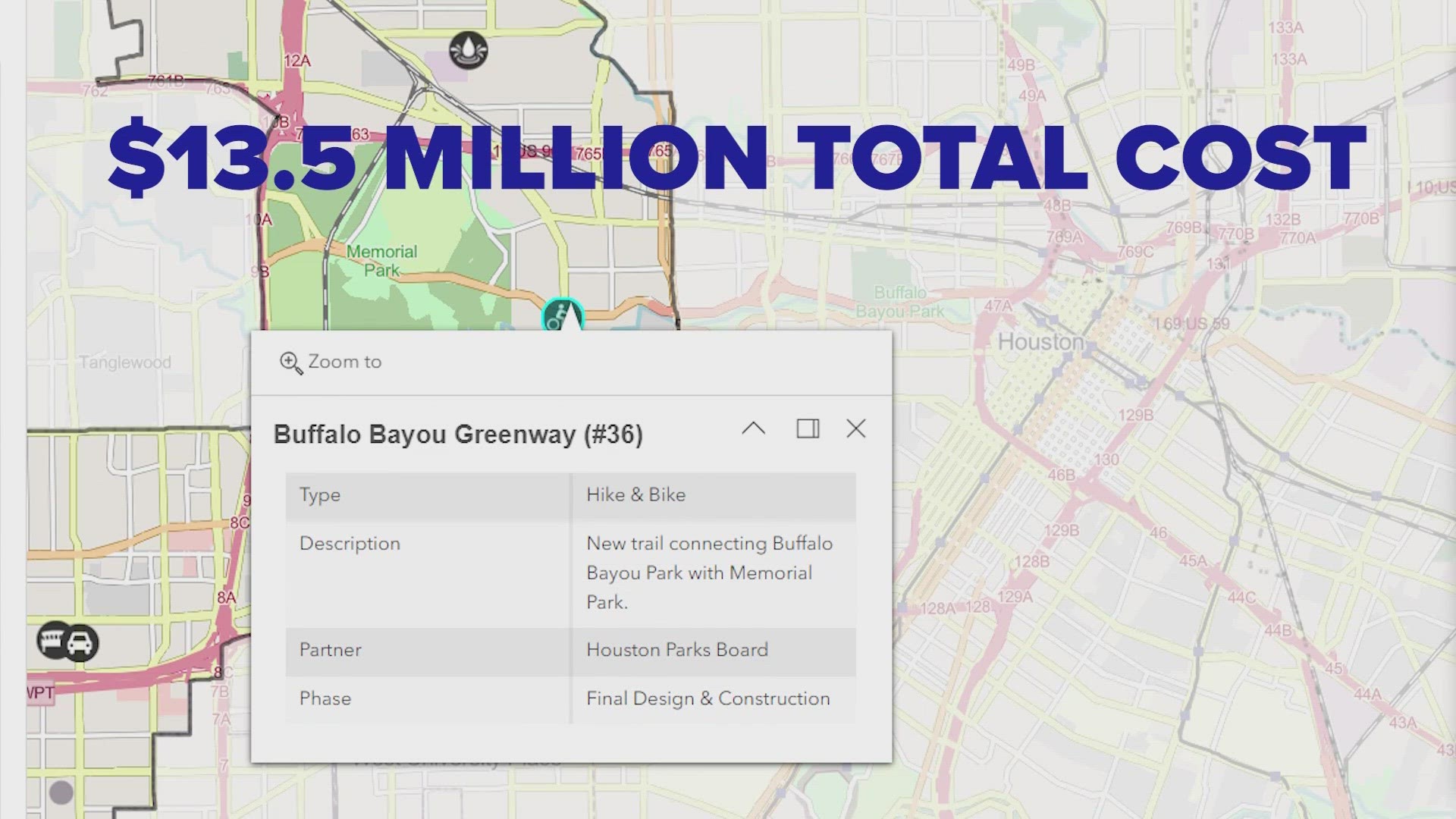 Funding for several park projects was announced by Harris County Pct. 4 Commissioner Lesley Briones. One project has been in the works for years.