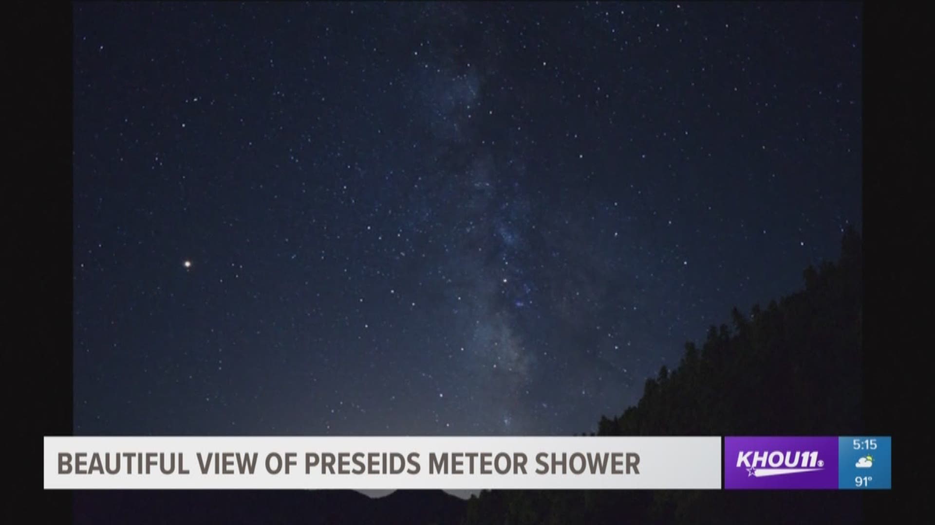 The Perseid meteor shower, a phenomenon producing up to 60 to 70 meteors per hour in the night's sky, peaked over the weekend.