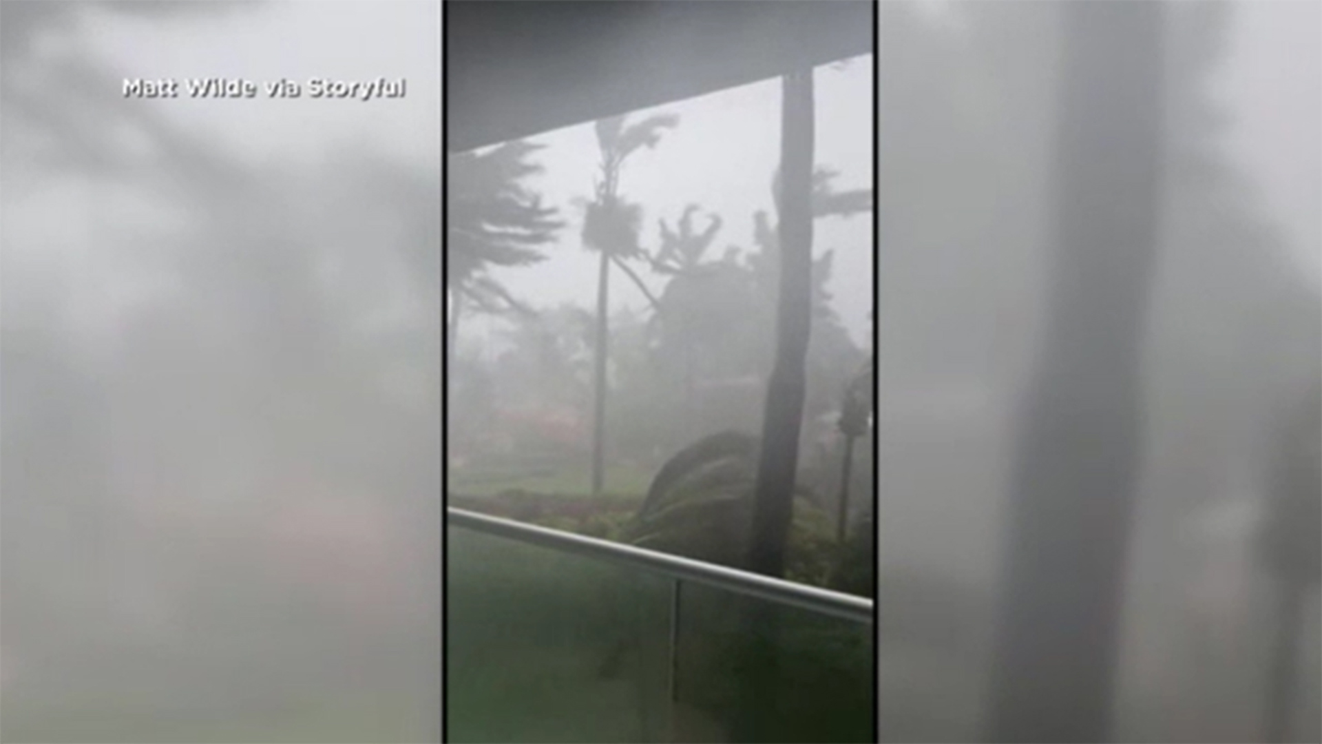 Video shows the strength of the storm as it pushed into and across Jamaica on Wednesday.
