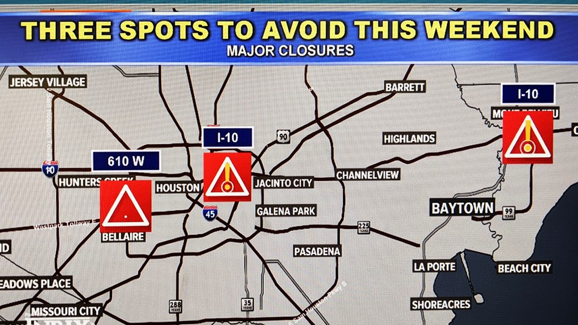 30 Road Closures Houston Map Maps Online For You