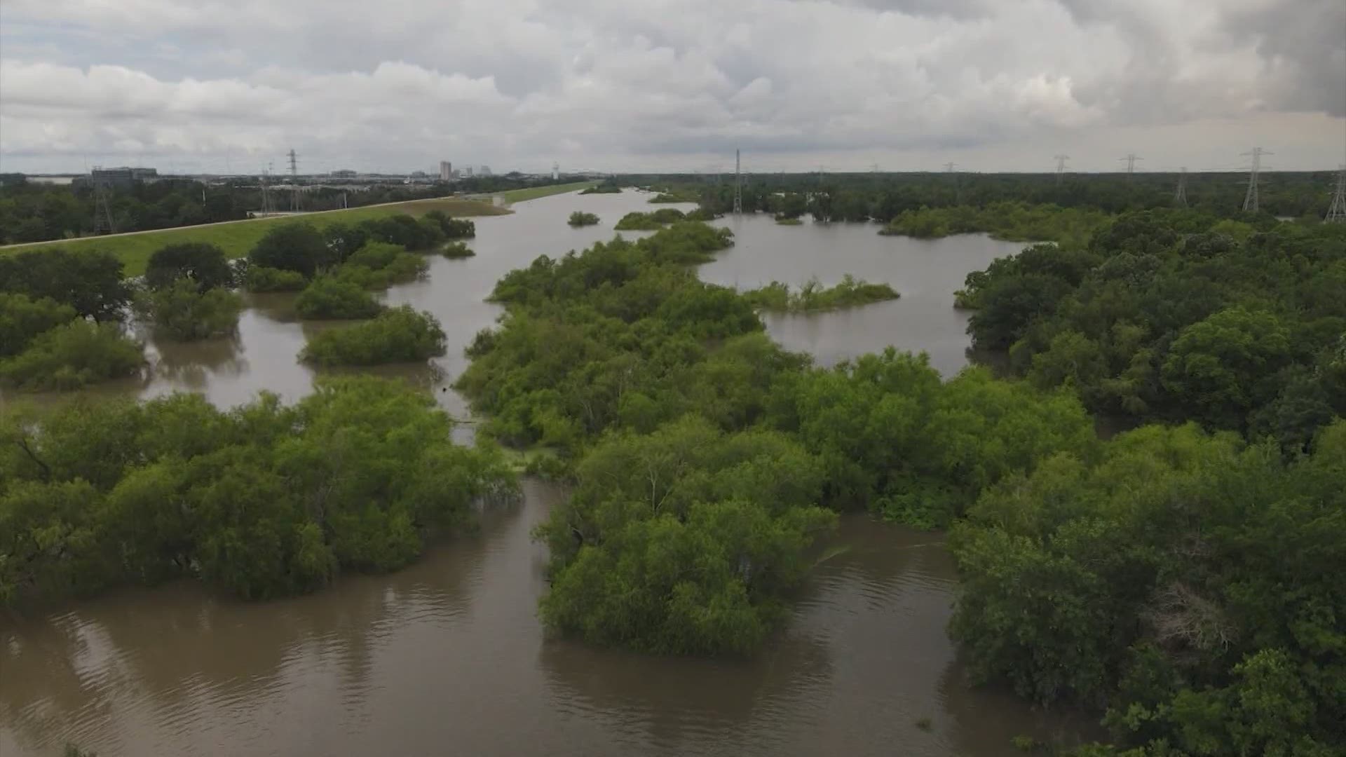 The Harris County Flood Control District does not anticipate impacts on homes or businesses.