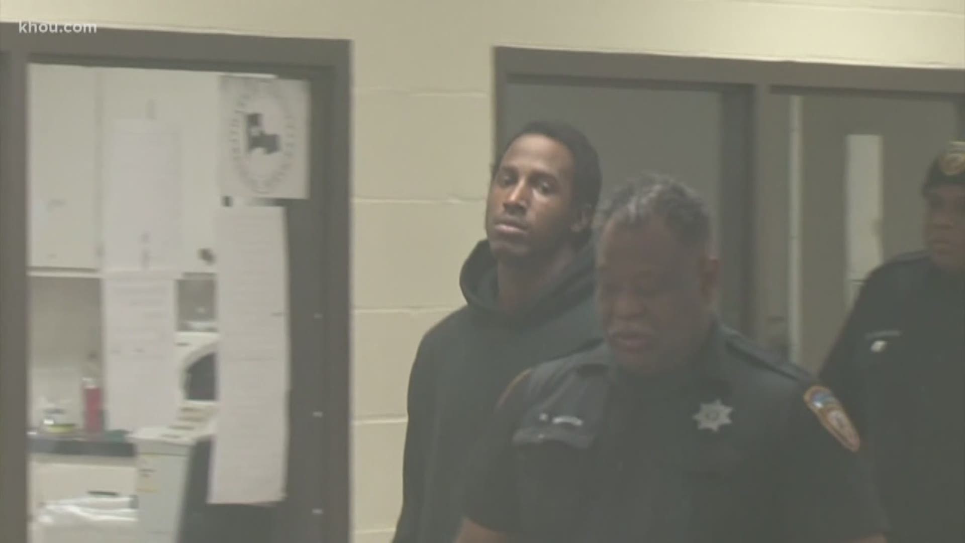 Three suspects accused of forcing a woman into prostitution went before a judge overnight.