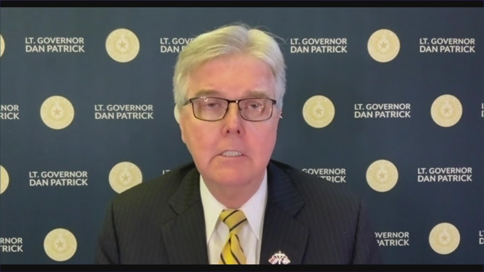KHOU's Len Cannon spoke with Texas Lt. Gov. Dan Patrick after the new law went into effect on Wednesday.