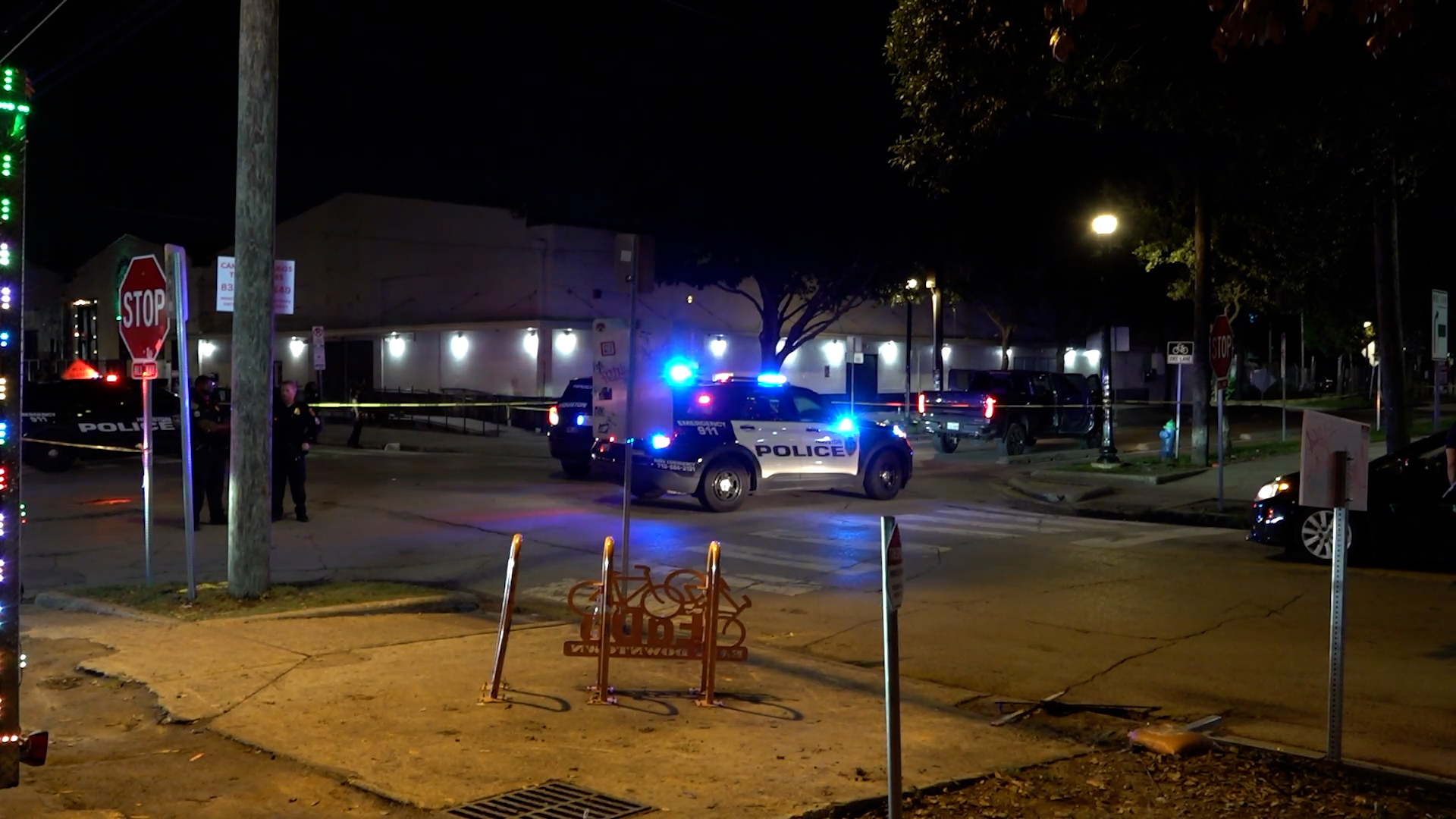 Three people are in custody after police said they shot a man multiple times in downtown Houston early Saturday morning.