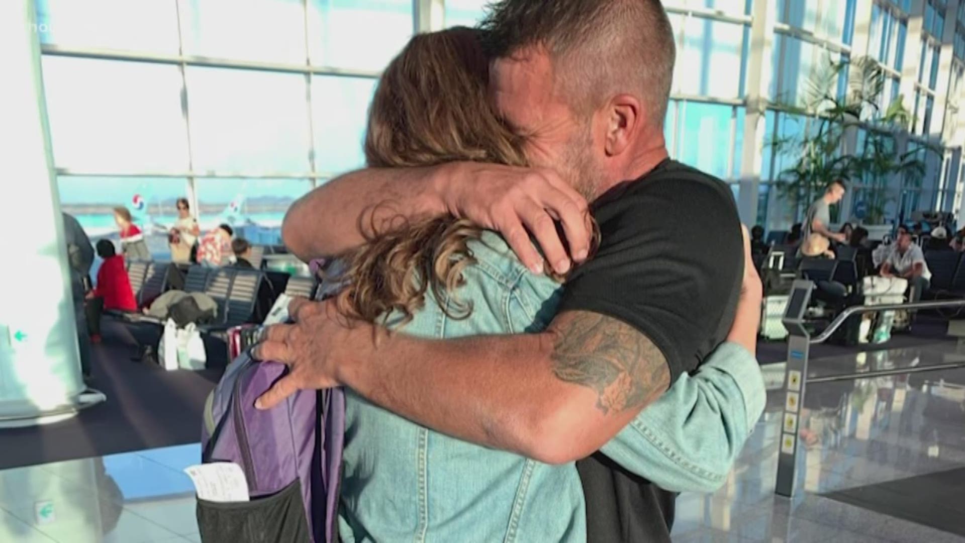 A Houston-area Navy veteran is reunited with his family after spending 13 months in prison in Thailand for a crime he didn't commit.