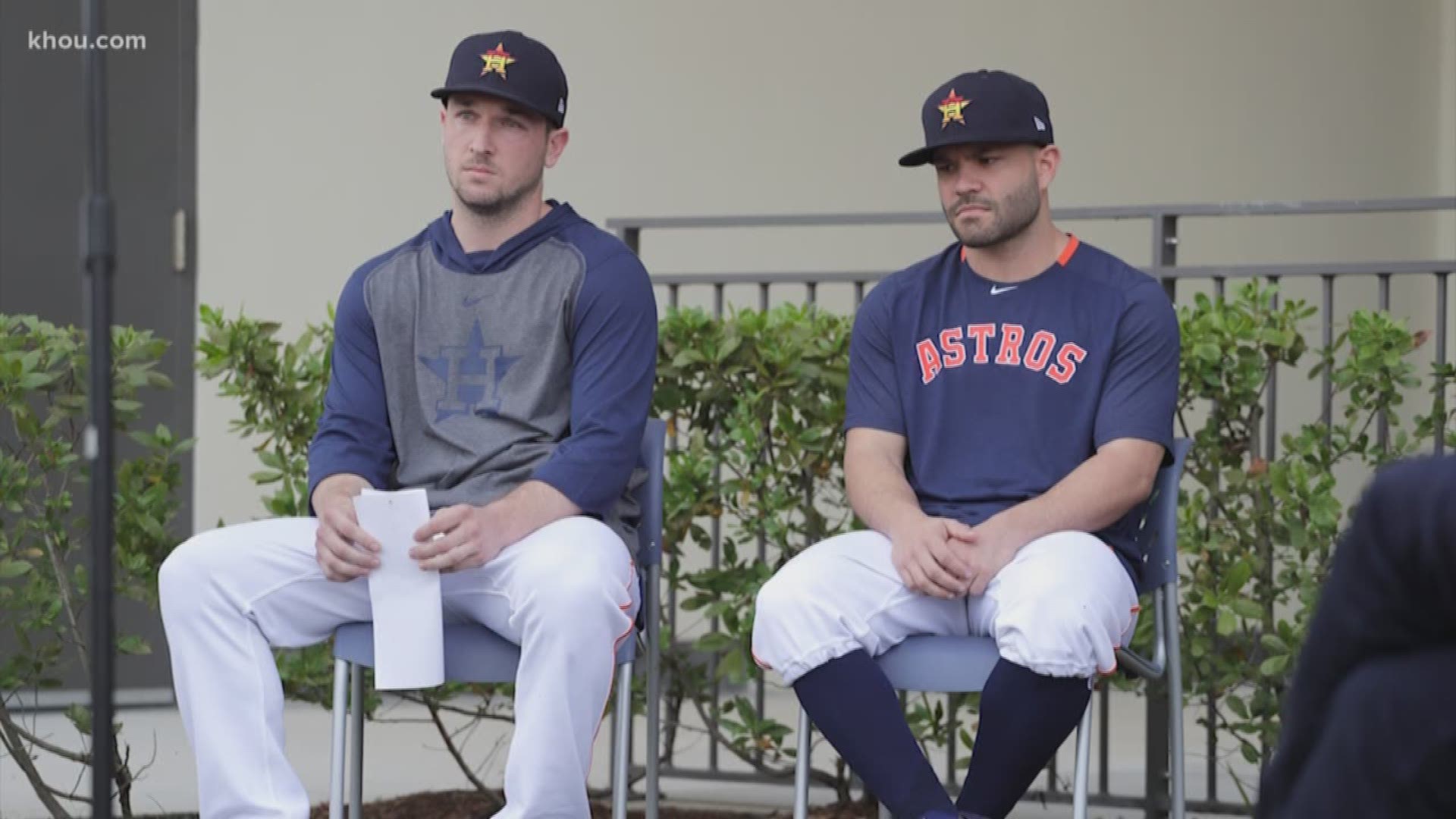 Several Astros stars apologized Thursday for the sign-stealing scandal that rocked Major League Baseball.