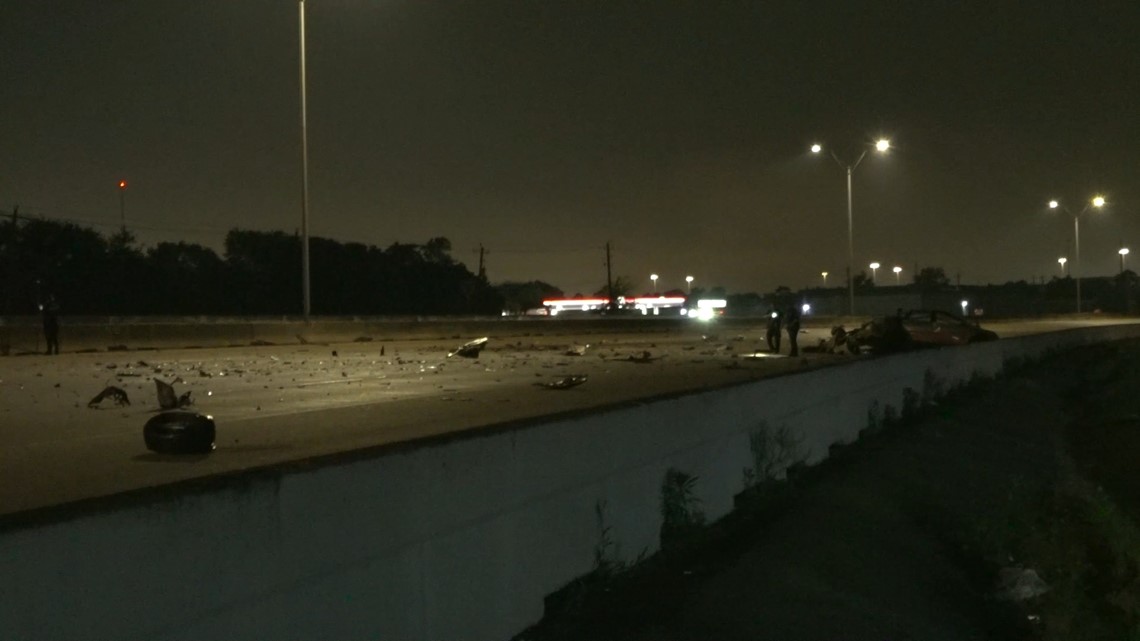 Hcso Deadly Crash Shuts Down All Southbound Lanes Of Beltway 8 In E