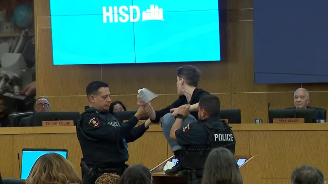 Protests break out during HISD board meeting as district approves plan to close 12 schools