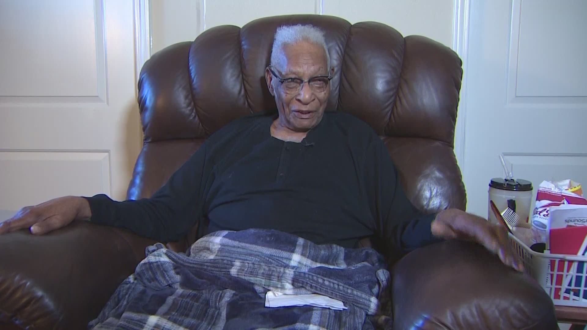 Melvin Campbell turned 111 years old on Monday.
