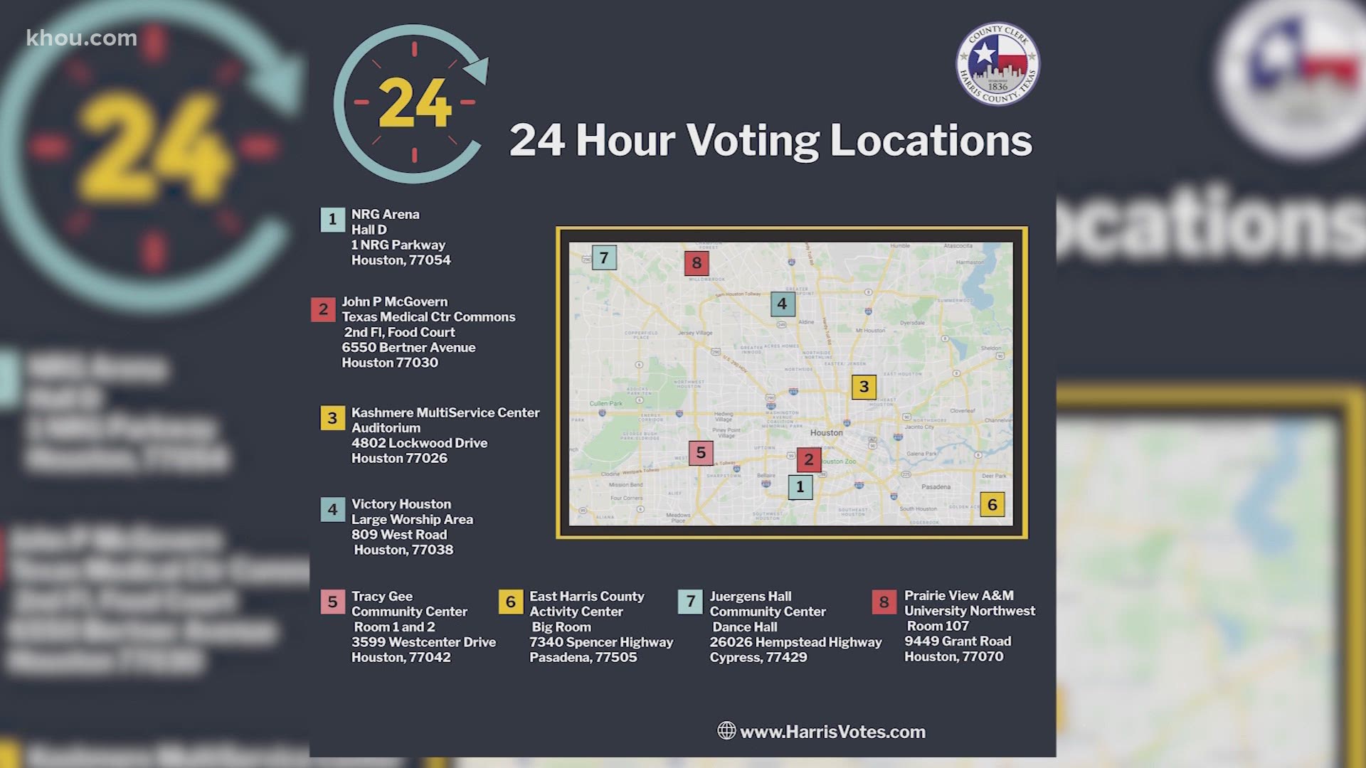 The 24-hour format was designed to allow people who work late shifts the opportunity to get to the polls.