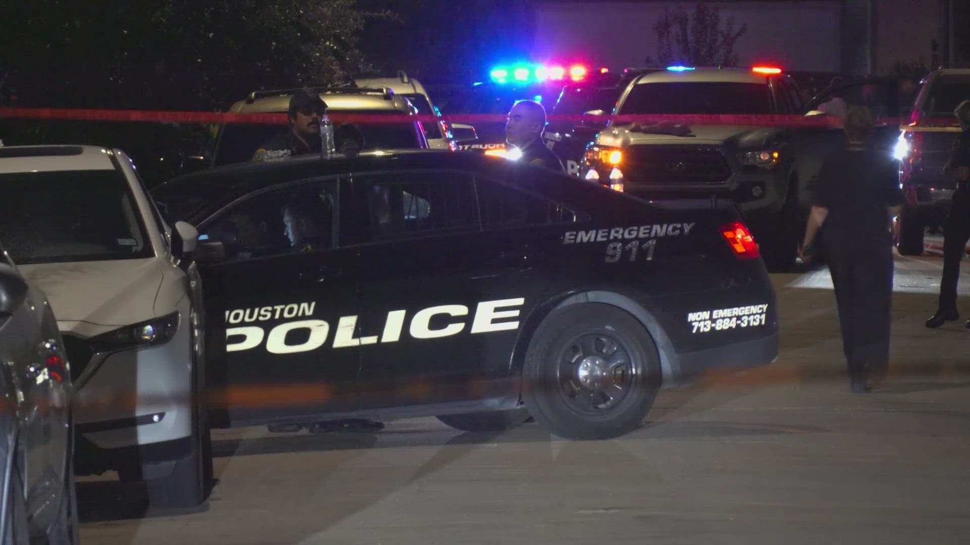 A police chase in southwest Houston ended with officers shooting and killing an armed robbery suspect.