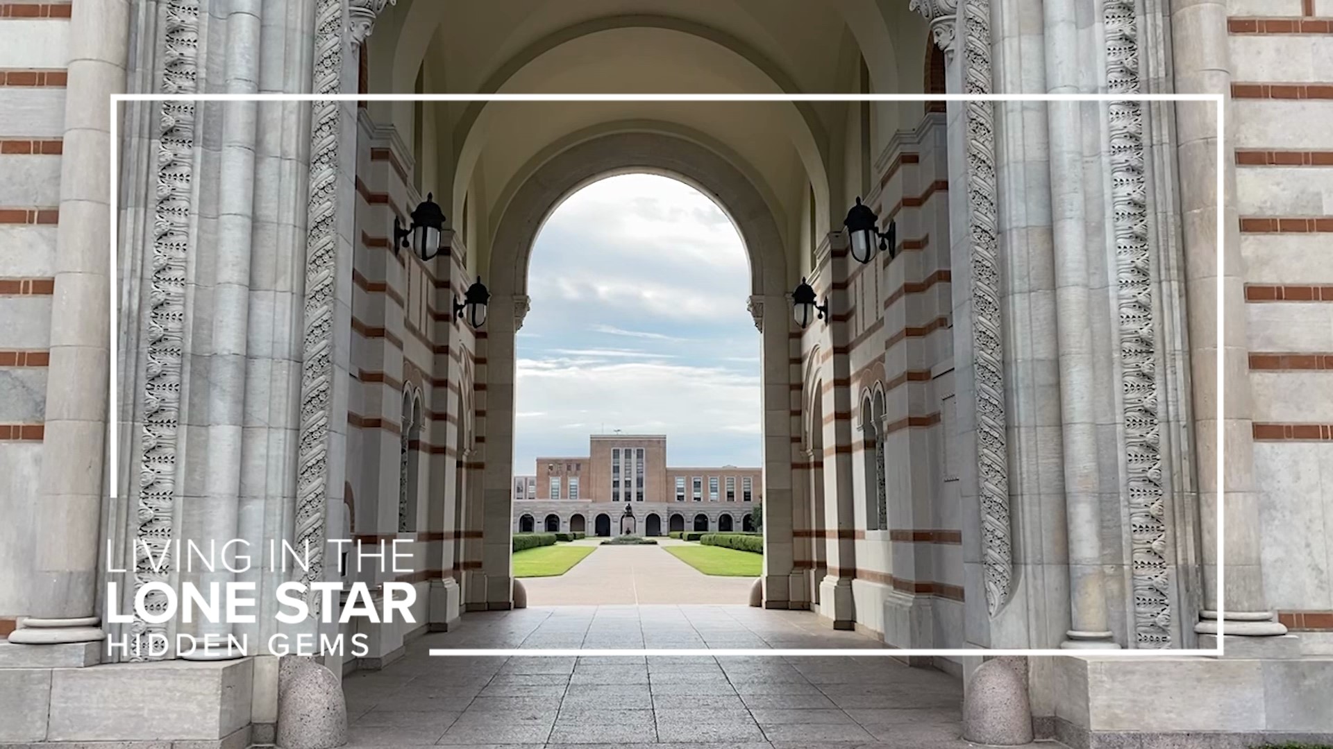 You can do it all at Rice University if you keep an eye out for the Houston campus's hidden details.