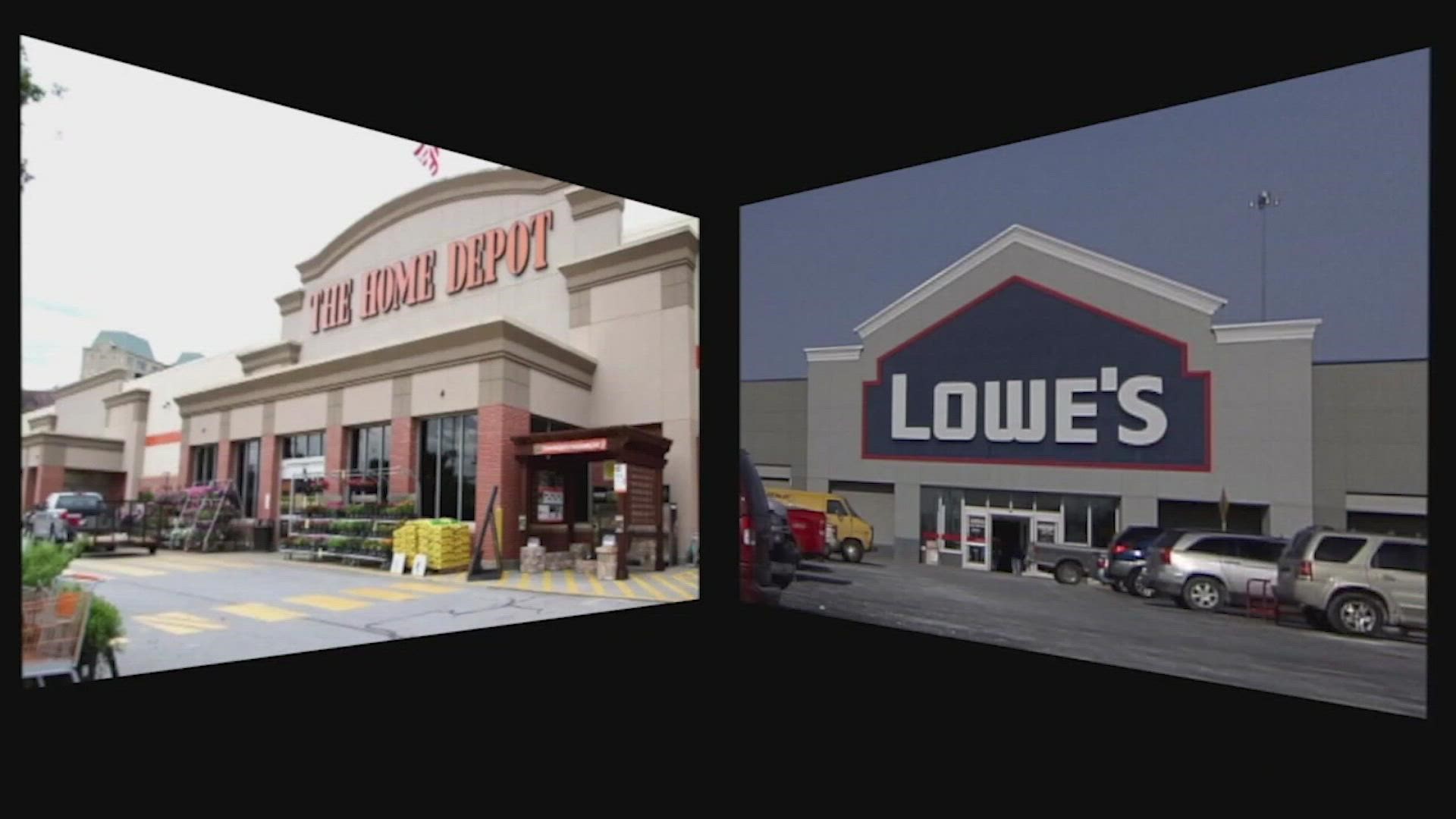 Which home improvement chain is better for your fall projects? Here's a comparison of the two stores.