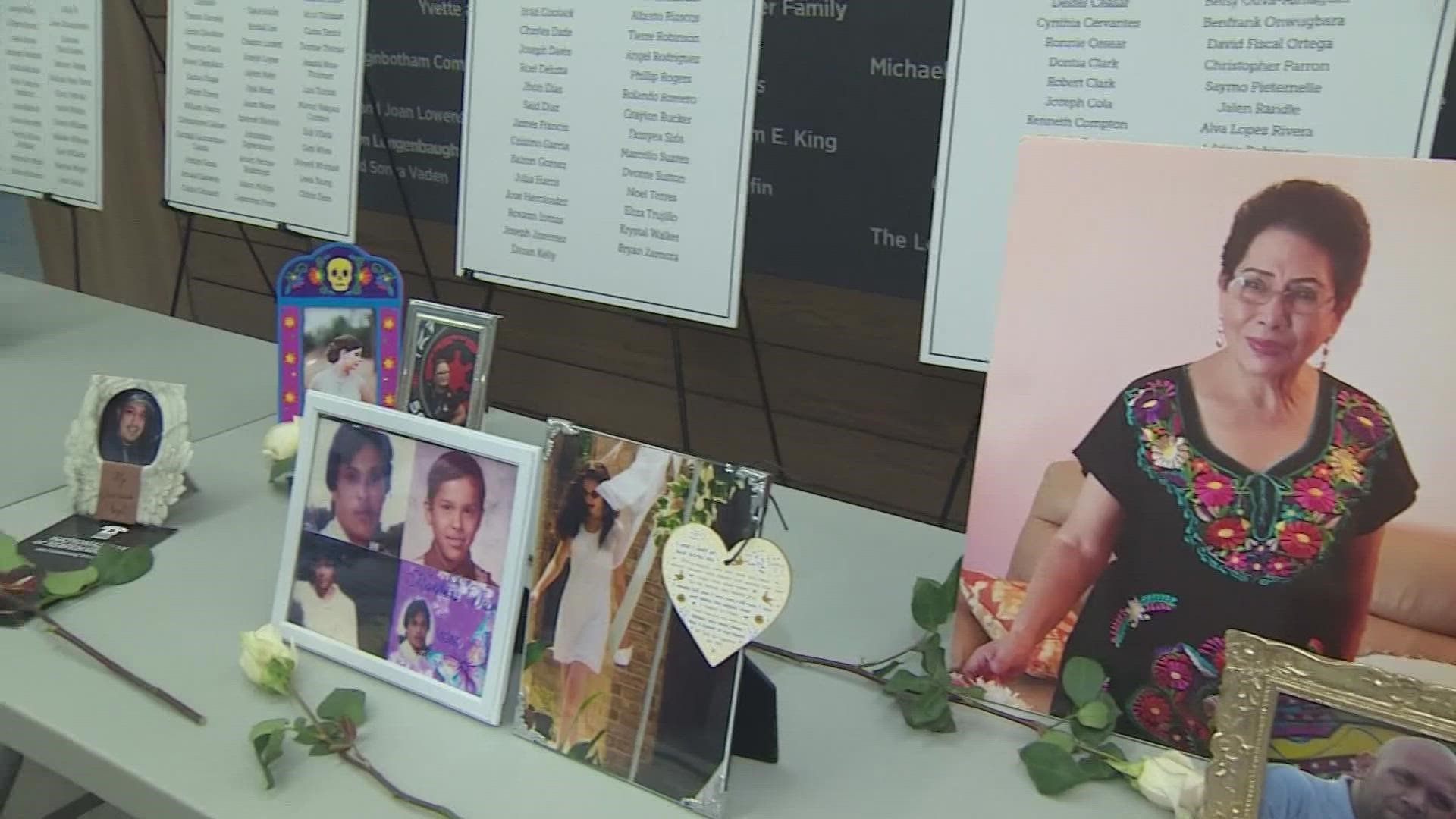 Loved ones came together to remember victims of murder and focus on the impact on families.