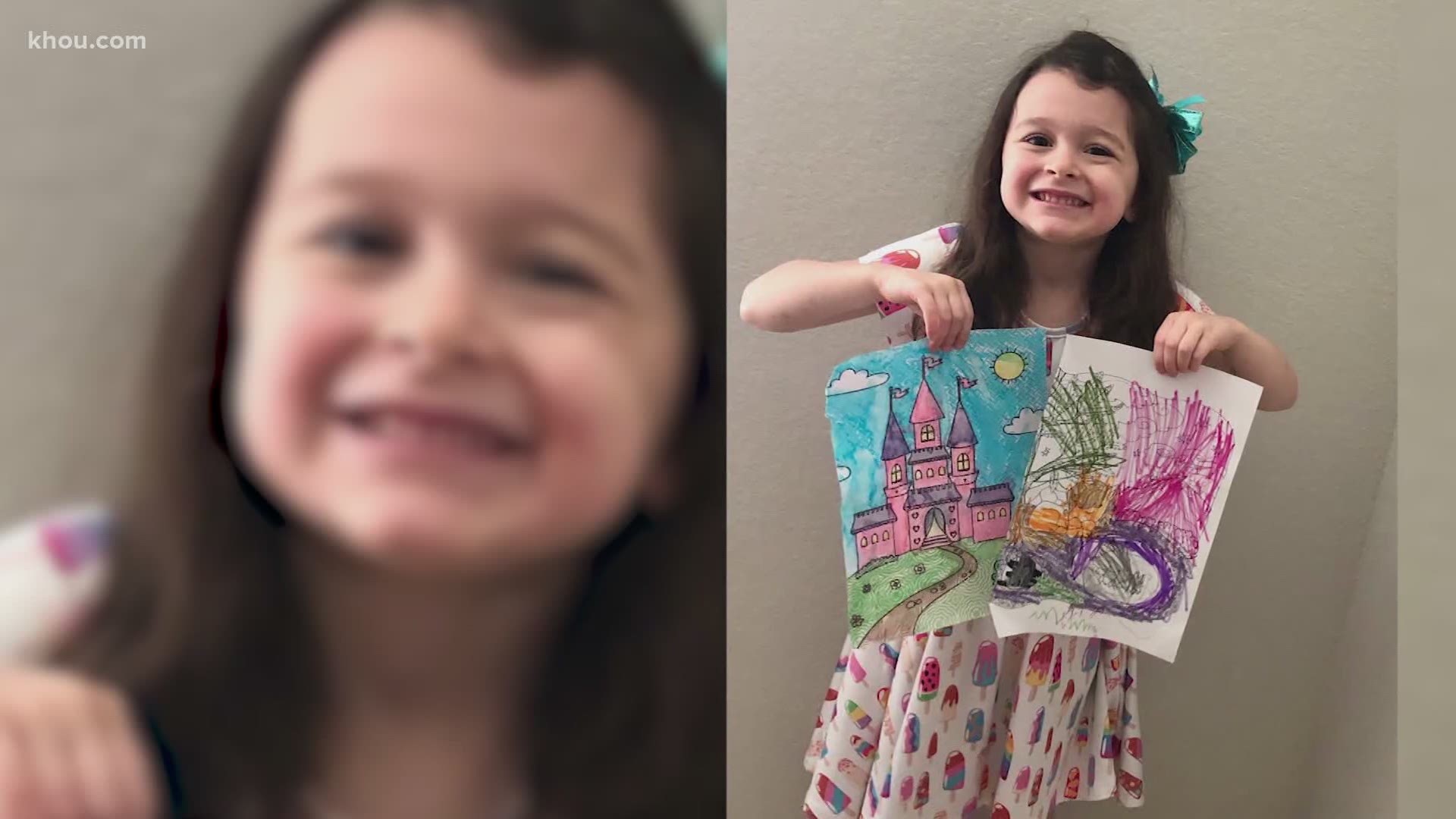Thousands of people reached out to support Giuliana in her quest to cheer up neighbors during the pandemic by pinning artwork on her window.